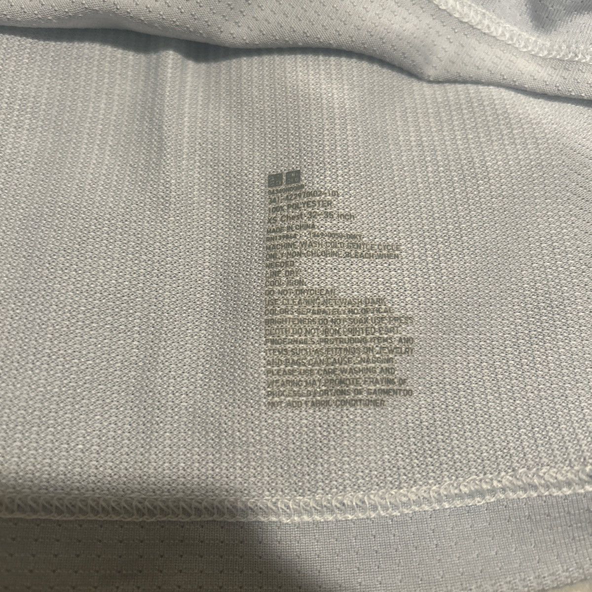 Uniqlo Gray and White Uniqlo Dry Fit Polo shirt Size US XS / EU 42 / 0 - 3 Thumbnail