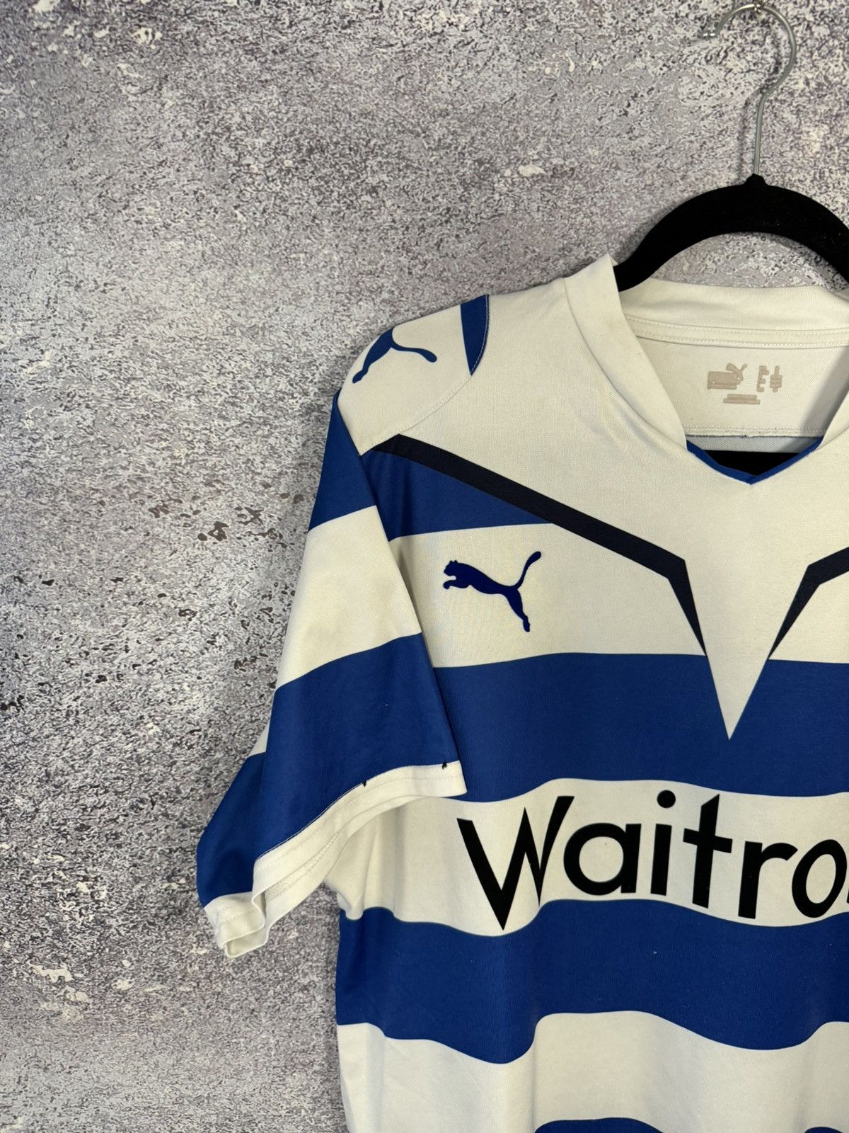 Puma × Vintage Vintage Reading 2009/10 Puma Soccer Jersey y2k blokcore Size US M / EU 48-50 / 2 - 2 Thumbnail