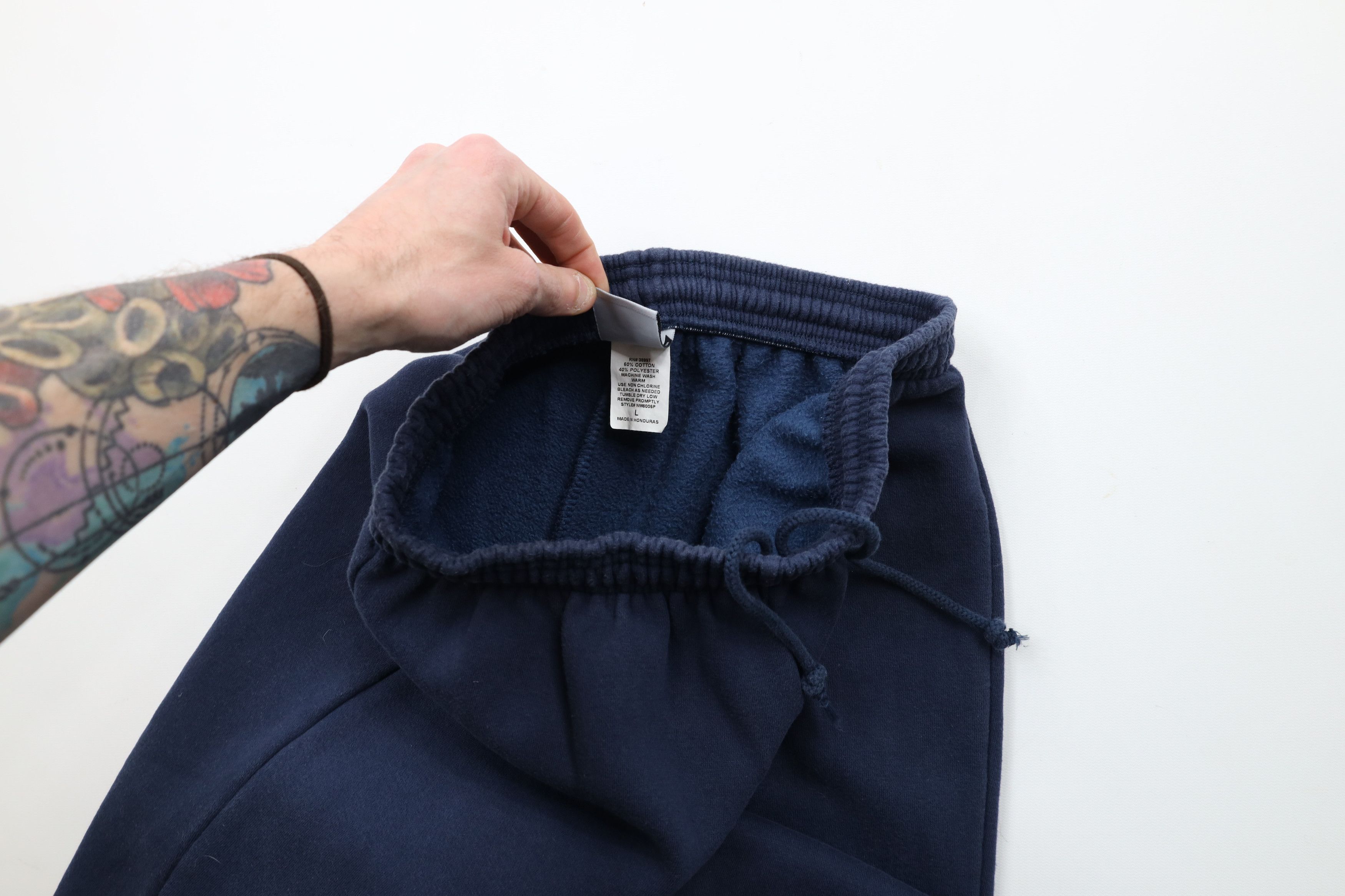 Vintage Vintage 90s Streetwear Blank Heavyweight Sweatpants Joggers Size US 36 / EU 52 - 7 Thumbnail