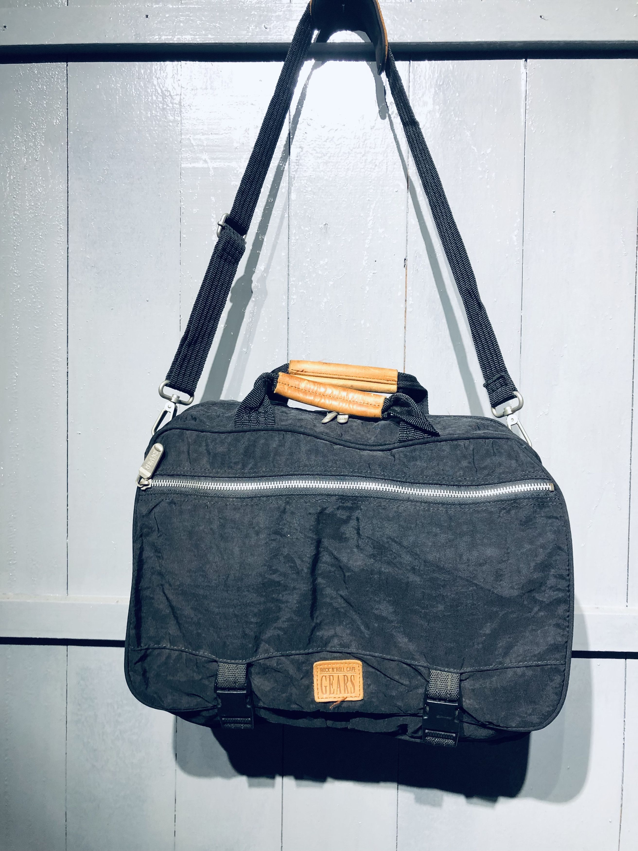 Bicycle Japanese Streetwear Rock’N’Roll Gears Style Messenger Bag Size ONE SIZE - 19 Thumbnail
