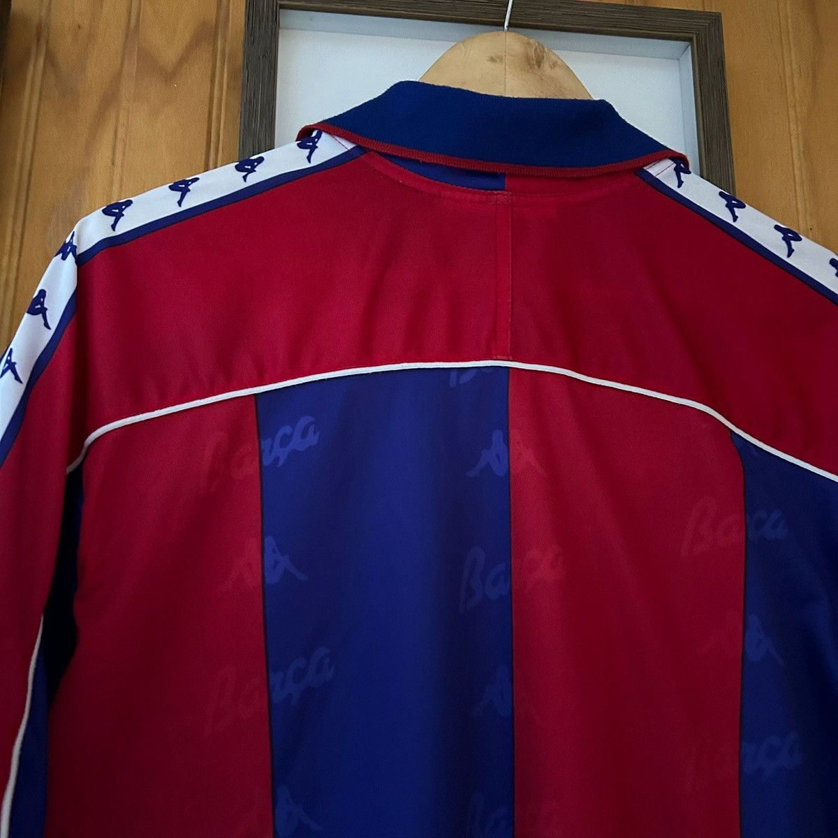 Kappa 1993 FC Barcelona Shirt Jersey Size US L / EU 52-54 / 3 - 3 Thumbnail