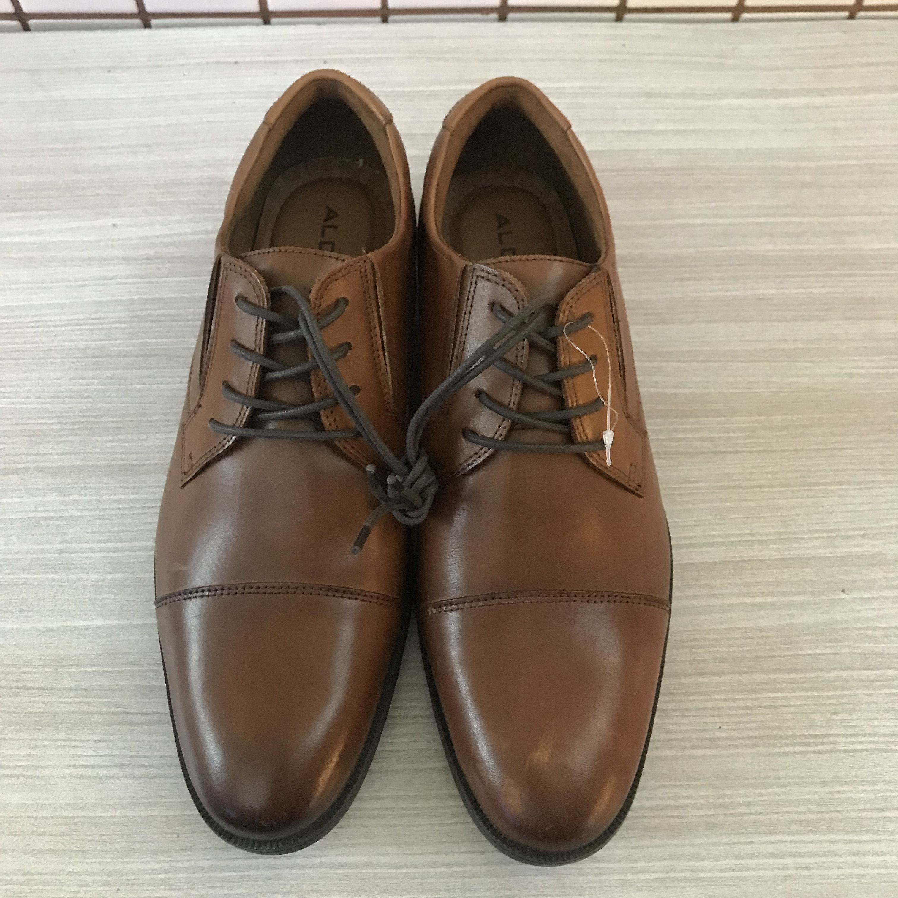 Aldo Aldo Bennet Leather Brown Shoes Officer formal shoes Size US 6.5 / EU 39-40 - 4 Thumbnail
