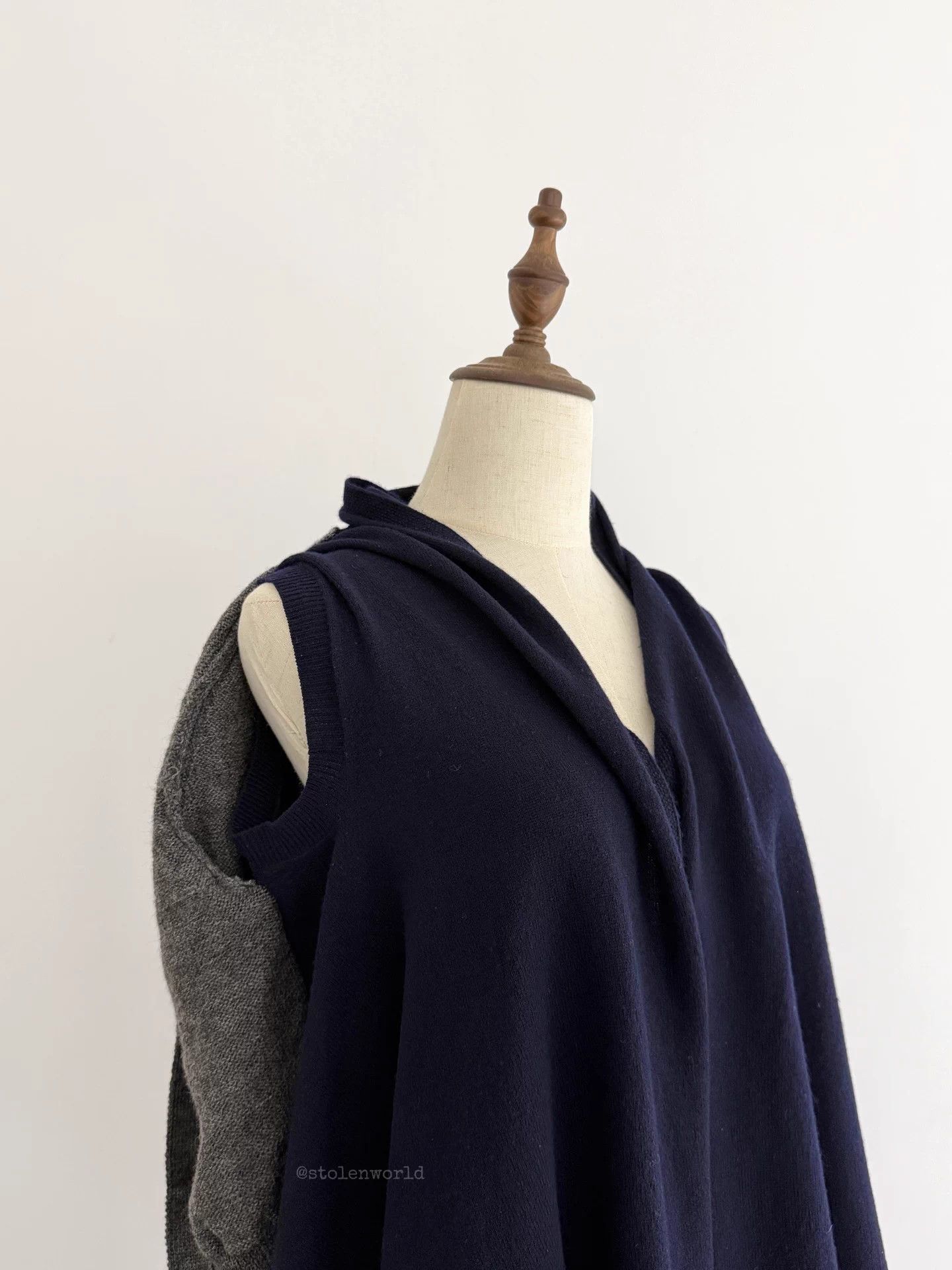 Comme des Garcons Comme des Garçons Deconstructed Color Block Knit Cardigan Size S / US 4 / IT 40 - 6 Thumbnail
