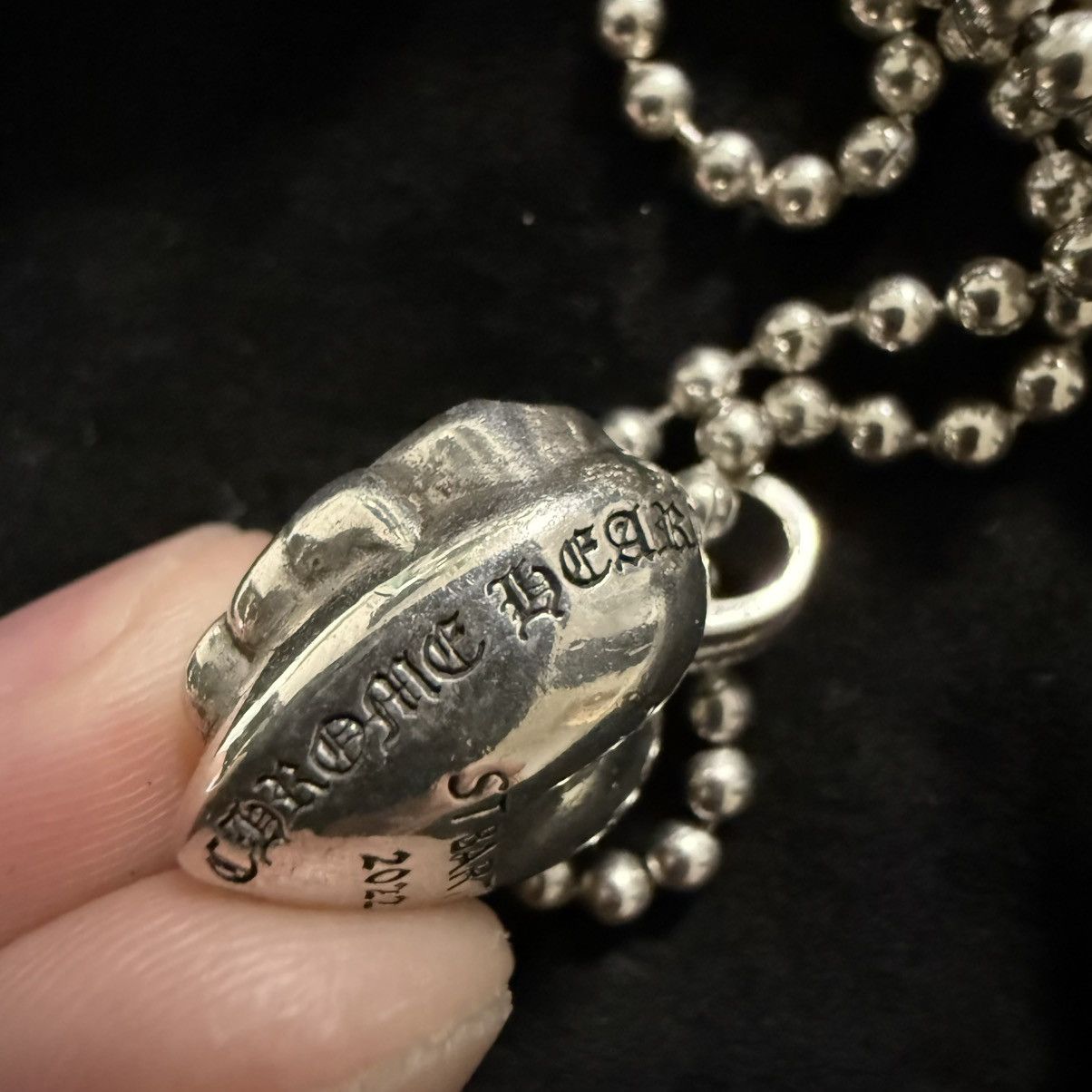 Chrome Hearts Chrome Hearts St Barth Heart Pendant Size ONE SIZE - 4 Thumbnail