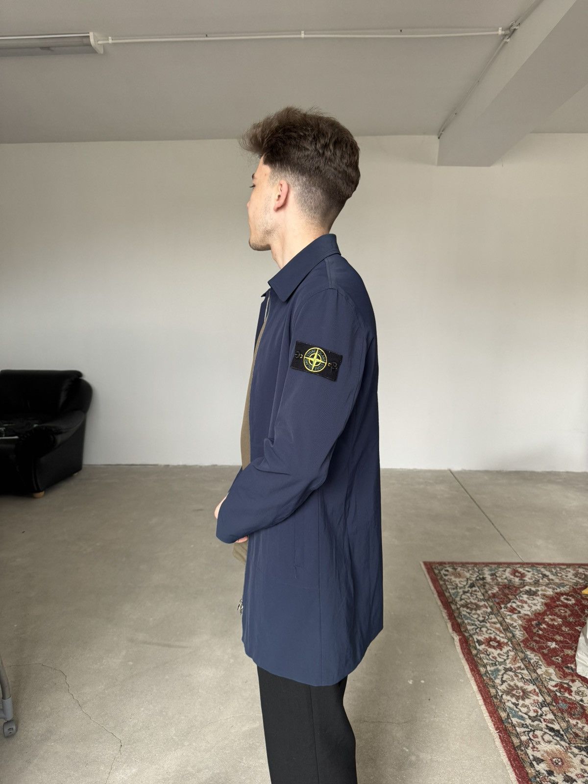 Stone Island Vintage Stone Island Trench Dark Blue Size US S / EU 44-46 / 1 - 4 Thumbnail