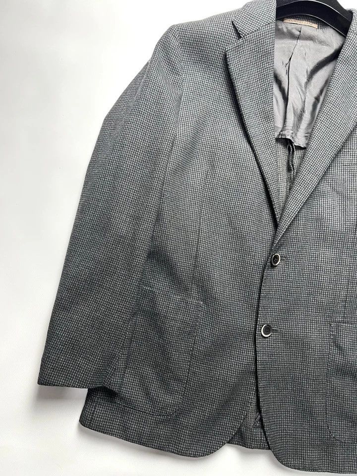 Corneliani Corneliani ID Tweed Blazer Dark Gray Slim Fit – Size 52R Size 52L - 6 Thumbnail
