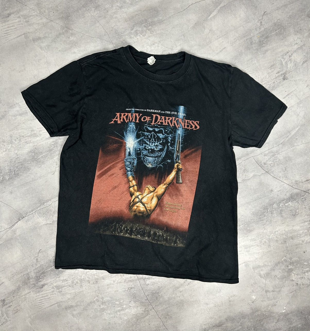 Japanese Brand Vintage Army of Darkness Evil Dead Sam Raimi Movie T Shirt Size US M / EU 48-50 / 2 - 1 Thumbnail