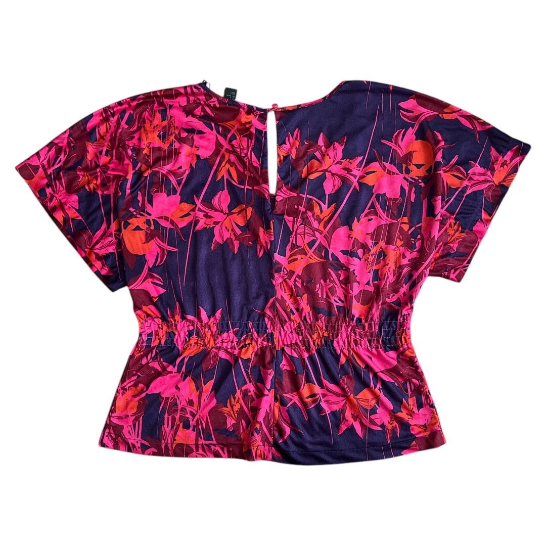 H&M H&M Pink Multicolor Boat Neck Short Sleeve Top, S Size S / US 4 / IT 40 - 3 Thumbnail