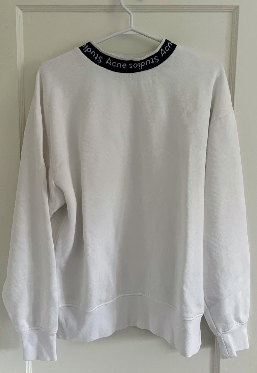 Acne Studios Acne Studios Logo Neckline Sweatshirt Size US XS / EU 42 / 0 - 3 Thumbnail