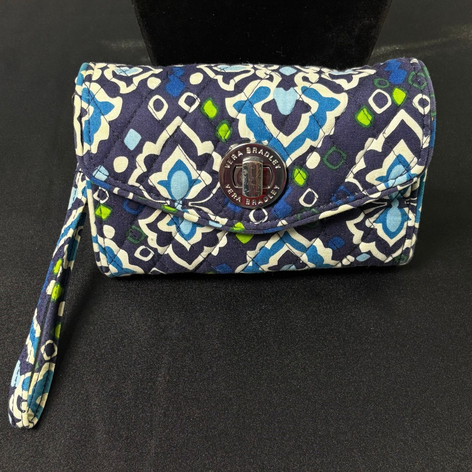 Vera Bradley Blue Vera Bradley Wallet Size ONE SIZE - 1 Thumbnail