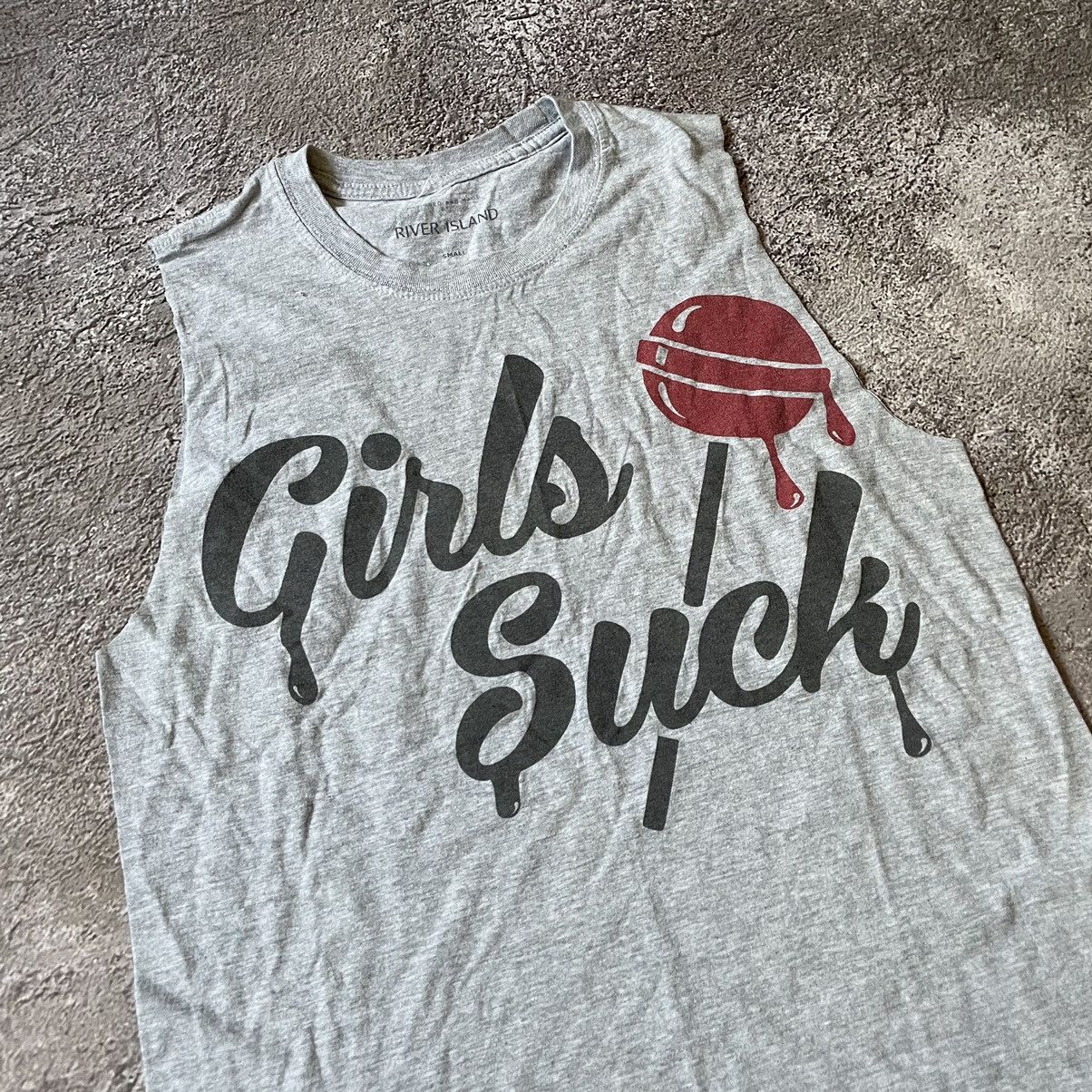 Vintage Vintage Y2K Graphic Slogan Tank Top Skate Grunge Slim Boxy S Size US S / EU 44-46 / 1 - 2 Thumbnail