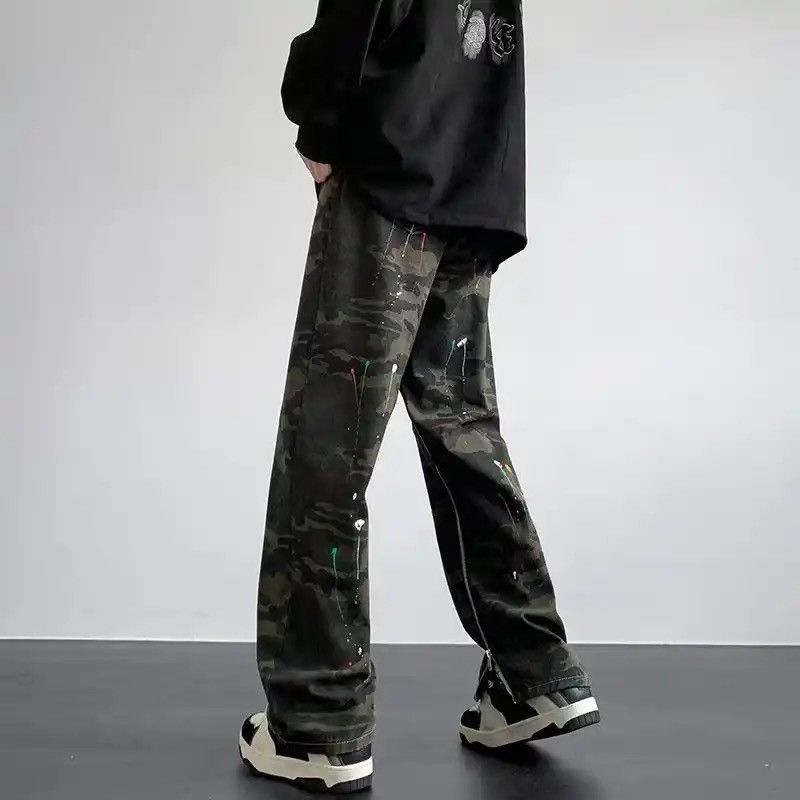 Japanese Brand × Vintage Y2K Fashion Camouflage Baggy Tracksuit Cargo Pants Size US 30 / EU 46 - 2 Thumbnail
