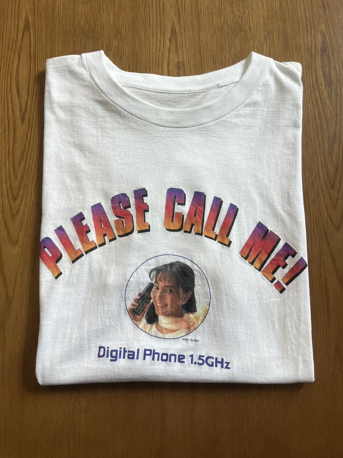 Vintage Vintage ANJU SUZUKI Please Call Me! spot Digital Phone 90’s Size US L / EU 52-54 / 3 - 1 Thumbnail