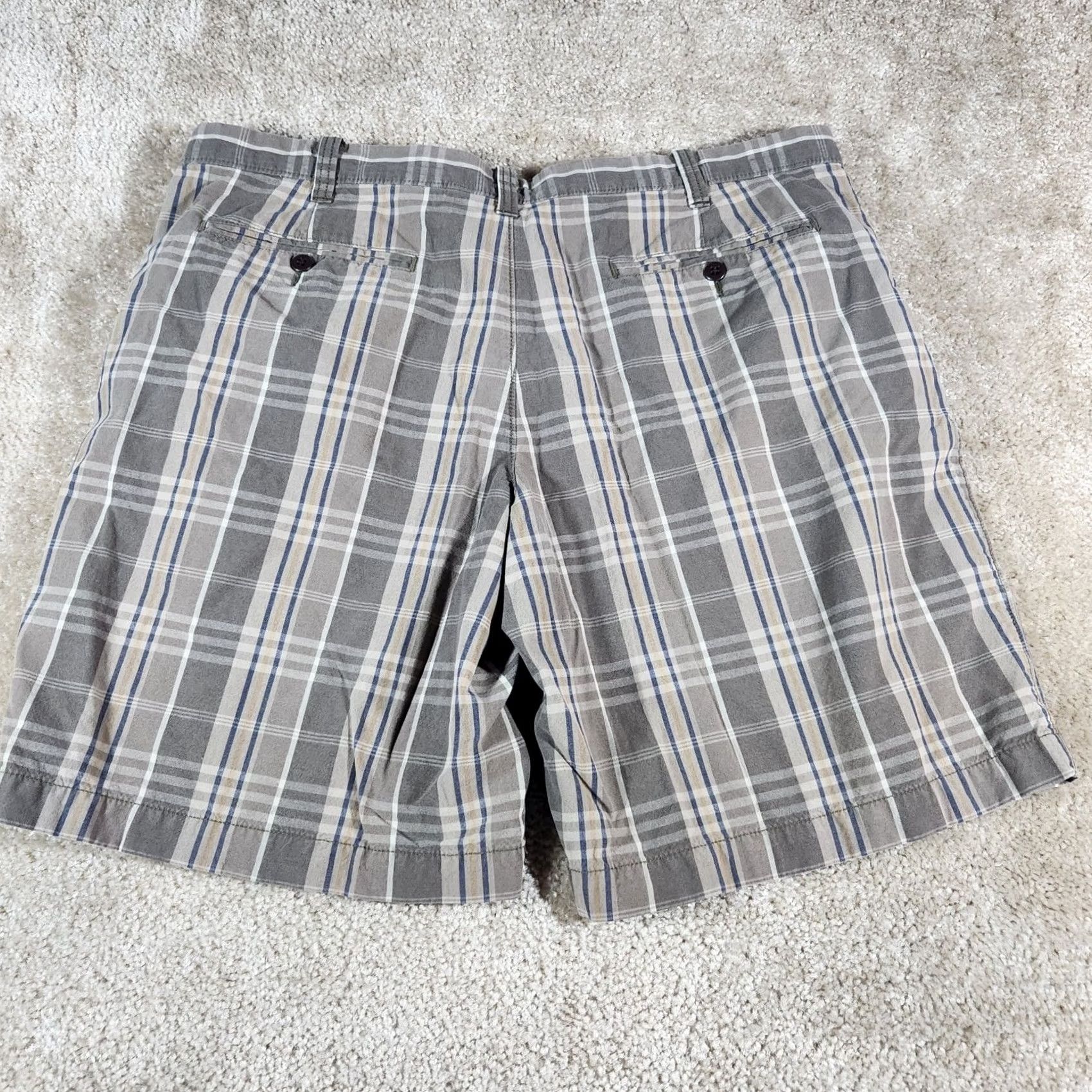 Eddie Bauer Eddie Bauer Men's Chino Shorts 40 Brown Plaid Legend Wash Size US 40 / EU 56 - 4 Thumbnail