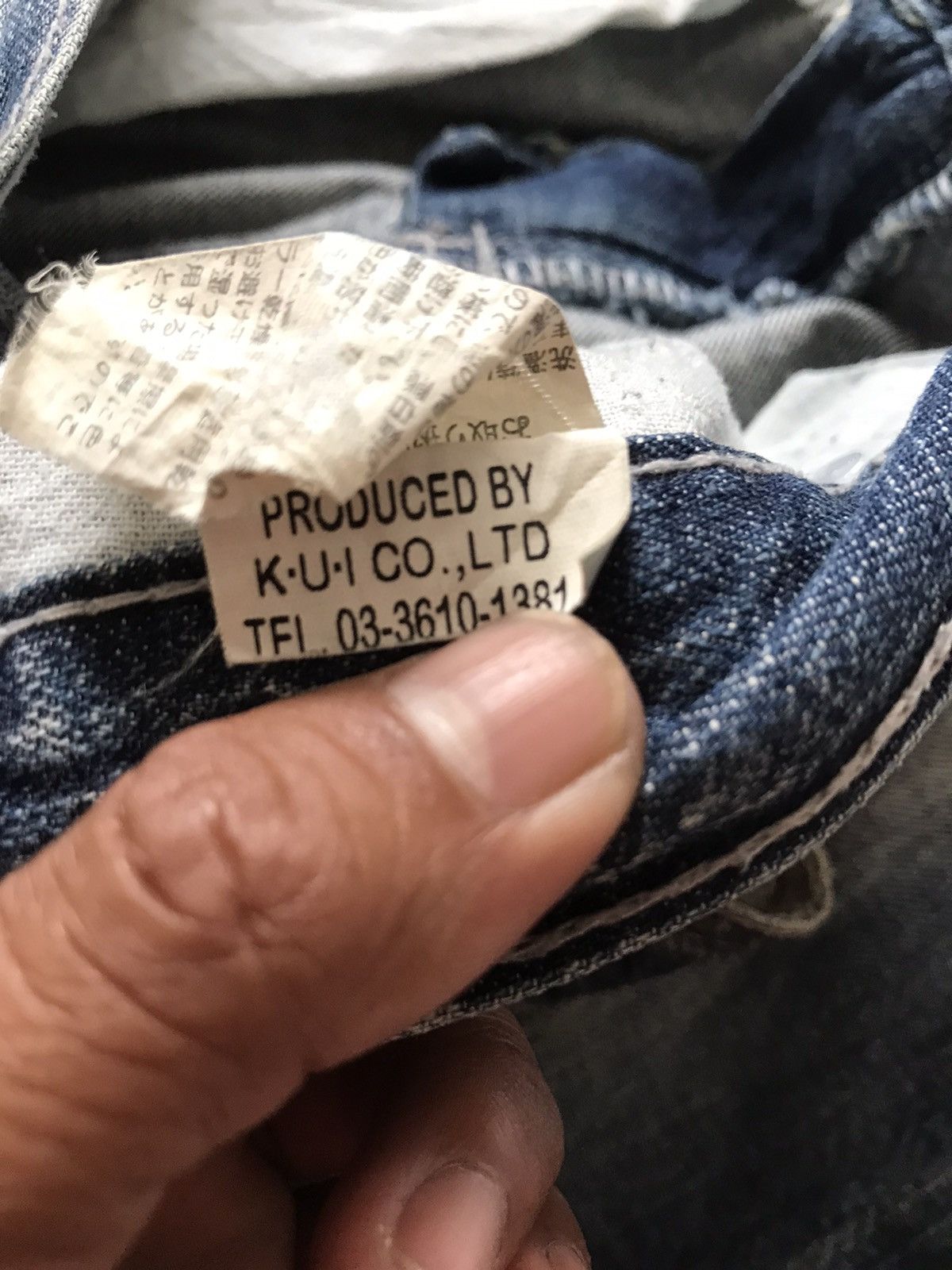 Japanese Brand K.U.I FLARE BLEACH JEANS Size US 32 / EU 48 - 5 Thumbnail