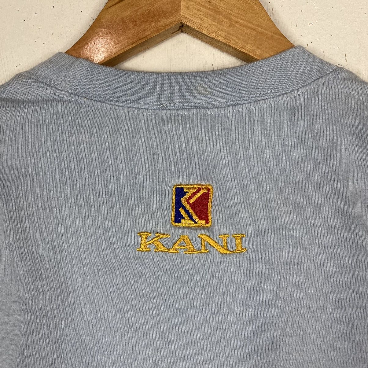Karl Kani × Vintage Vintage 90's KANI SPORT Embroidery Logo Hip-Hop Wear Tee Size US M / EU 48-50 / 2 - 6 Thumbnail