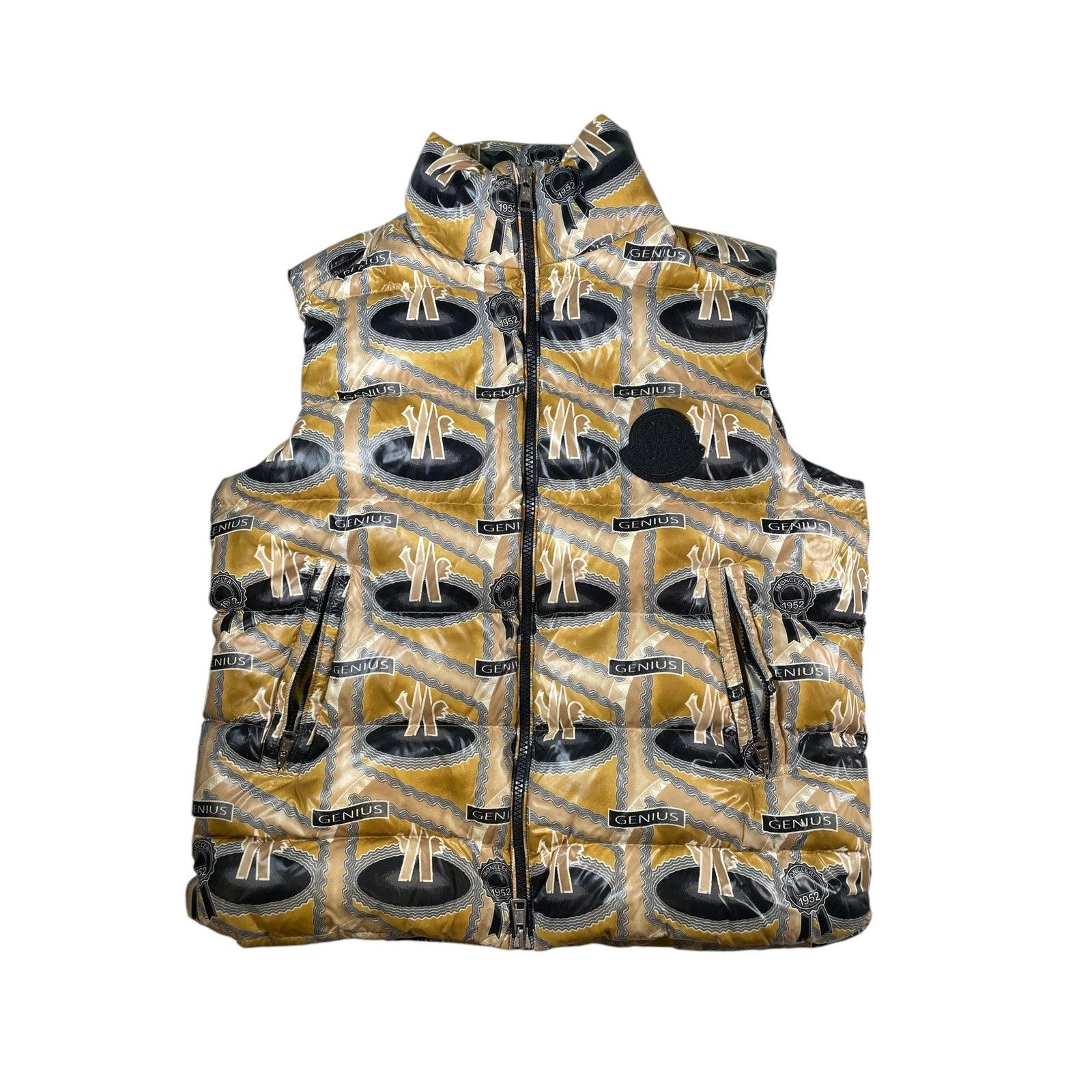 Moncler Moncler Genius Black & Gold Puffer Vest Size US L / EU 52-54 / 3 - 1 Thumbnail