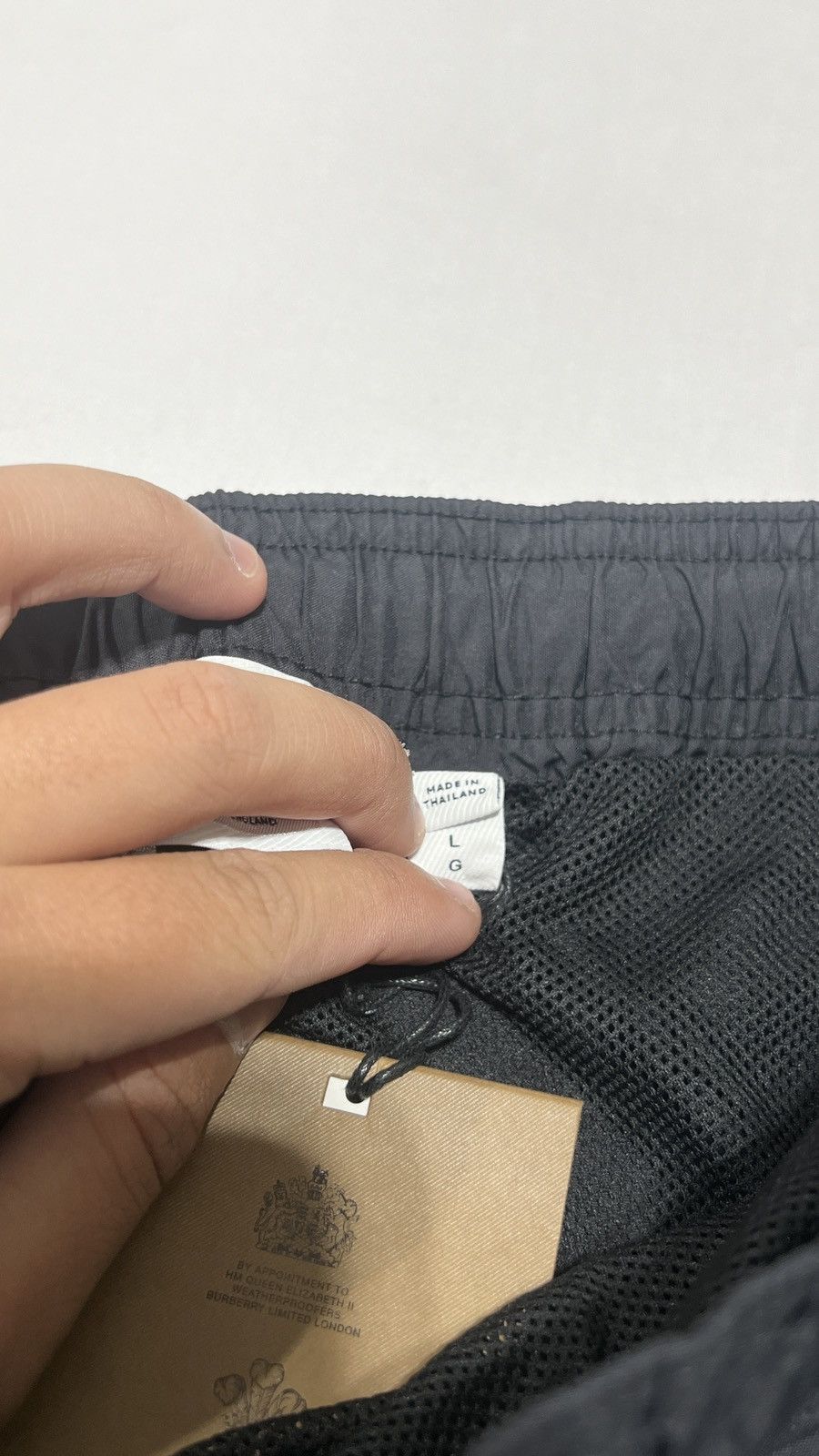 Burberry Burberry Box Logo Black Shorts Size US 34 / EU 50 - 8 Thumbnail