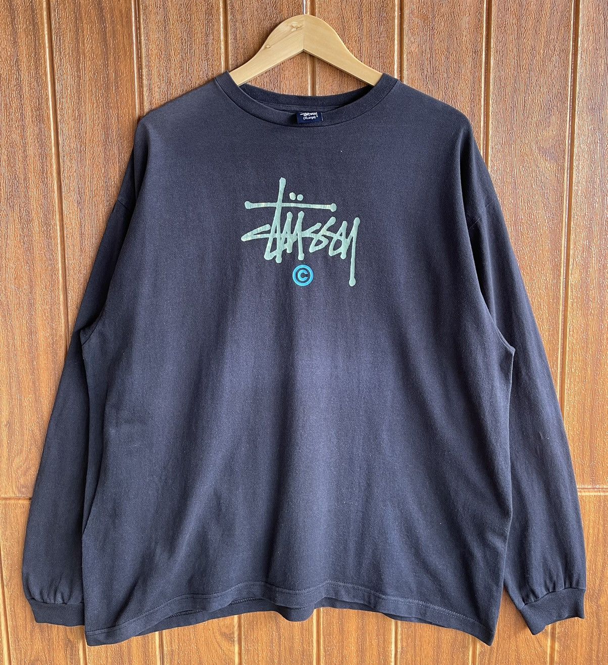 Stussy Vintage’90s Sun Faded🔥STUSSY🔥Big Logo Long Sleeve Tee Size US XL / EU 56 / 4 - 3 Thumbnail
