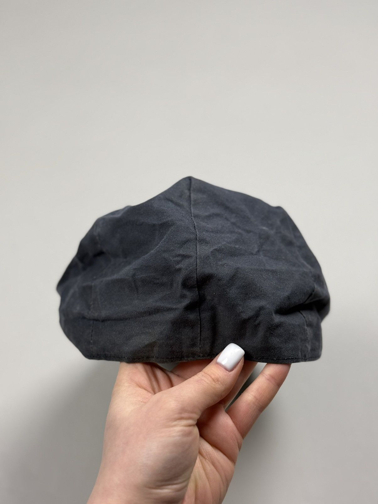 Barbour Barbour Wax Waxed Cotton A818 Flat Cap Hat Size 7 / 57 Cm Size ONE SIZE - 4 Thumbnail