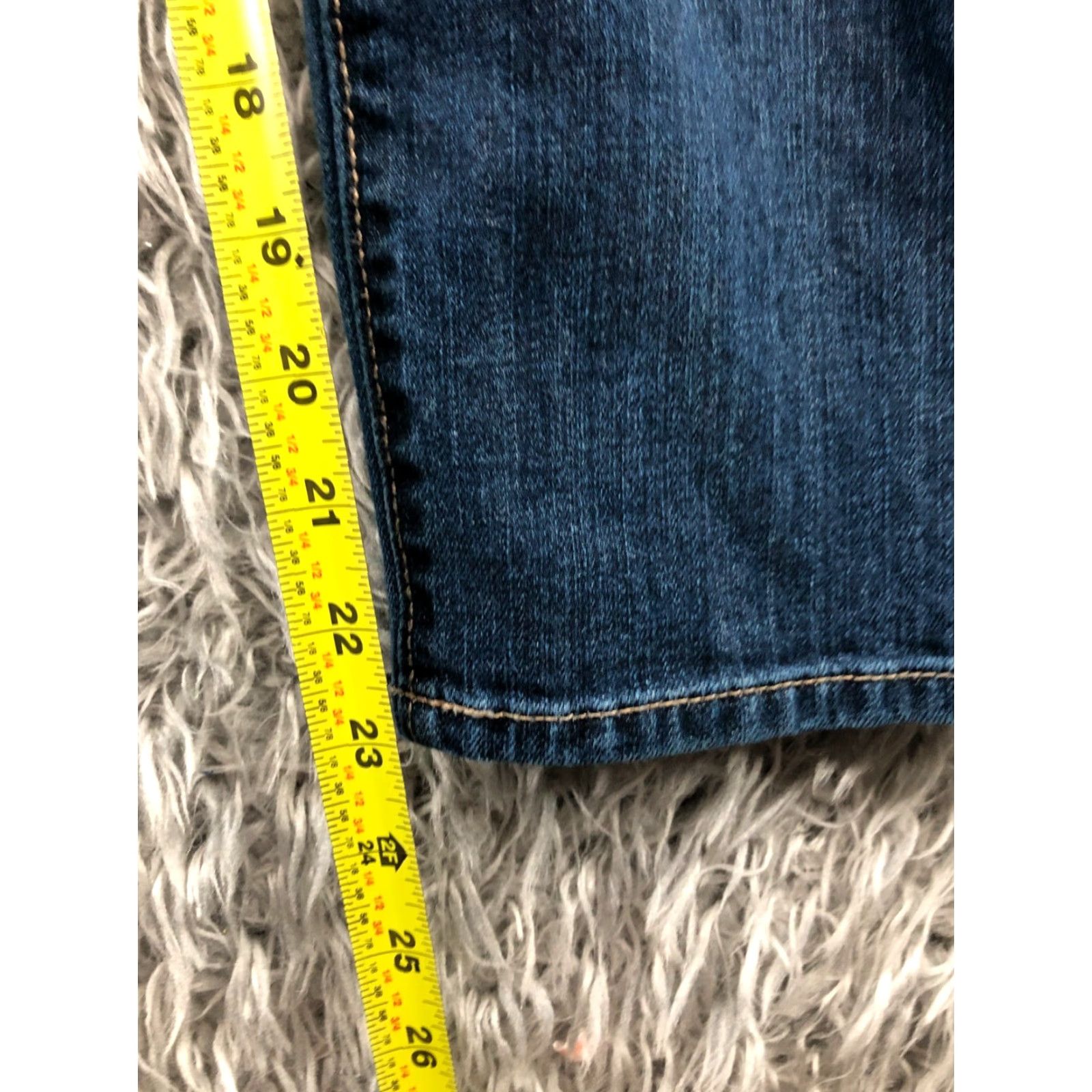 Vintage Jennifer Lopez Capri Jeans Womens Medium Blue Wash Size 6 Size 28" / US 6 / IT 42 - 3 Thumbnail