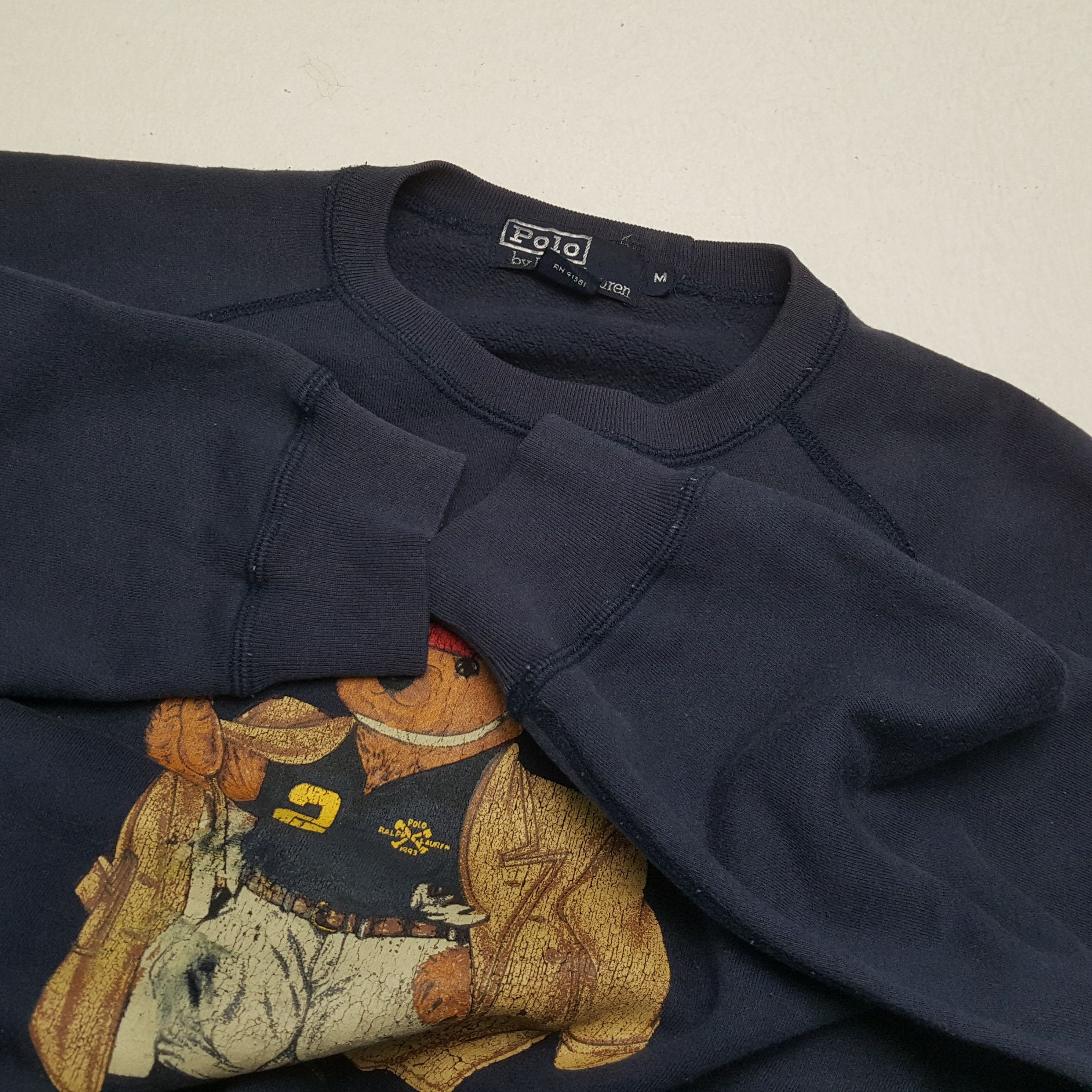 Polo Ralph Lauren × Vintage Vintage POLO BEAR by RALPH LAUREN Fashion Brand Sweatshirts Size US M / EU 48-50 / 2 - 8 Thumbnail