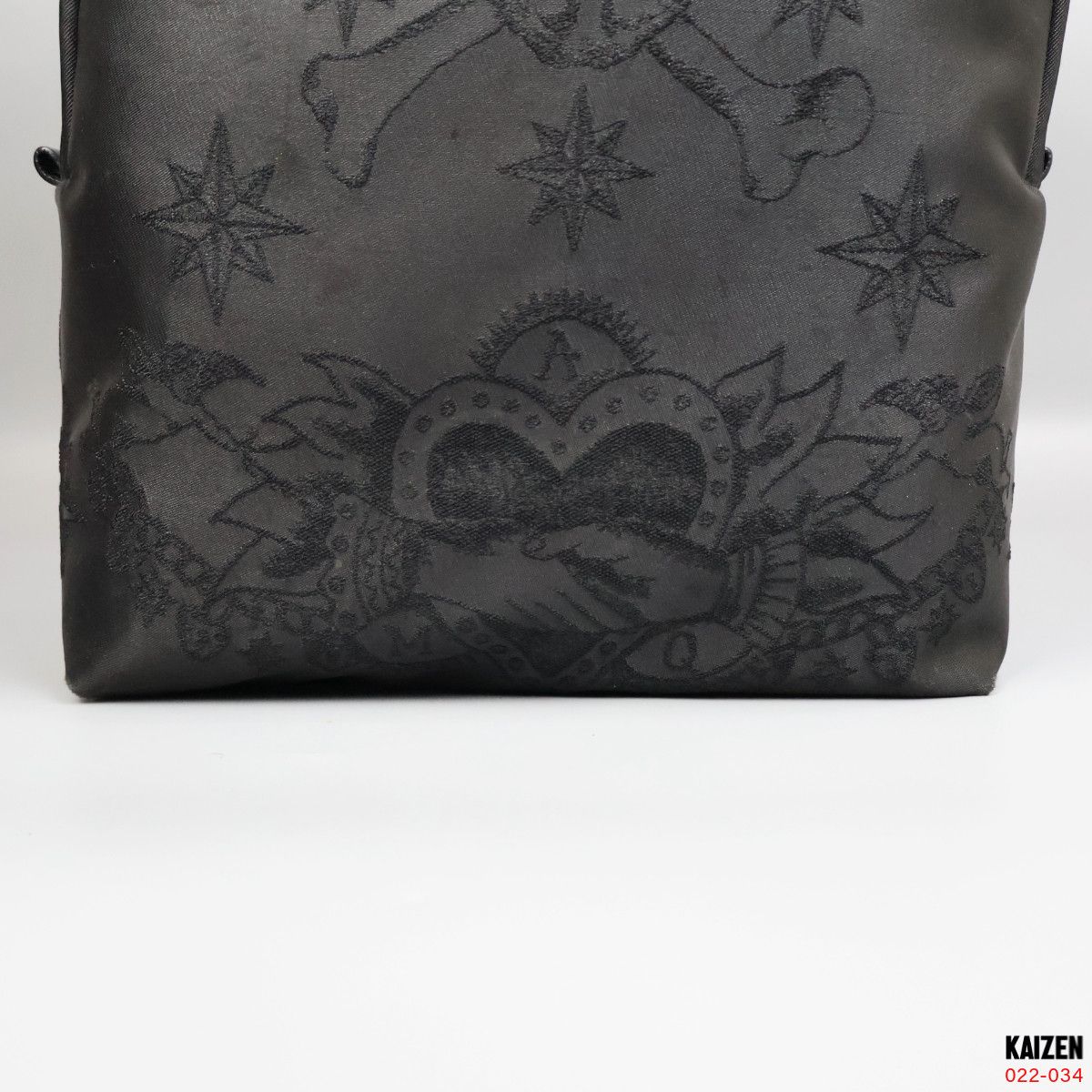 Alexander McQueen ALEXANDER MCQUEEN - LEATHER SKULL TATTOO JACQUARD BACKPACK Size ONE SIZE - 4 Thumbnail