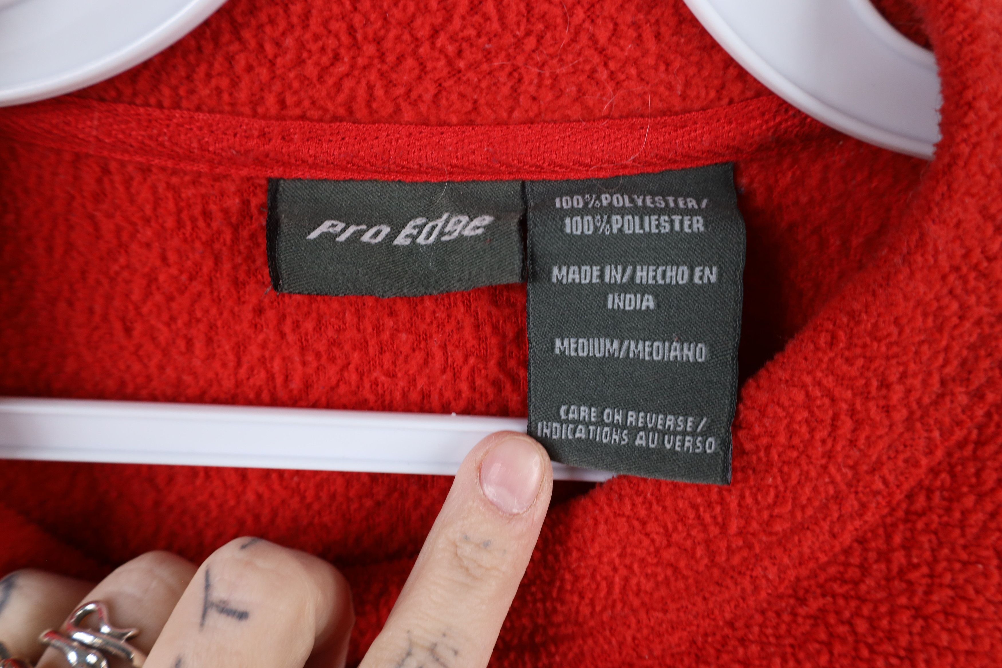 Vintage Vintage 90s Shadow Ohio State University Fleece Sweater Size US M / EU 48-50 / 2 - 6 Thumbnail