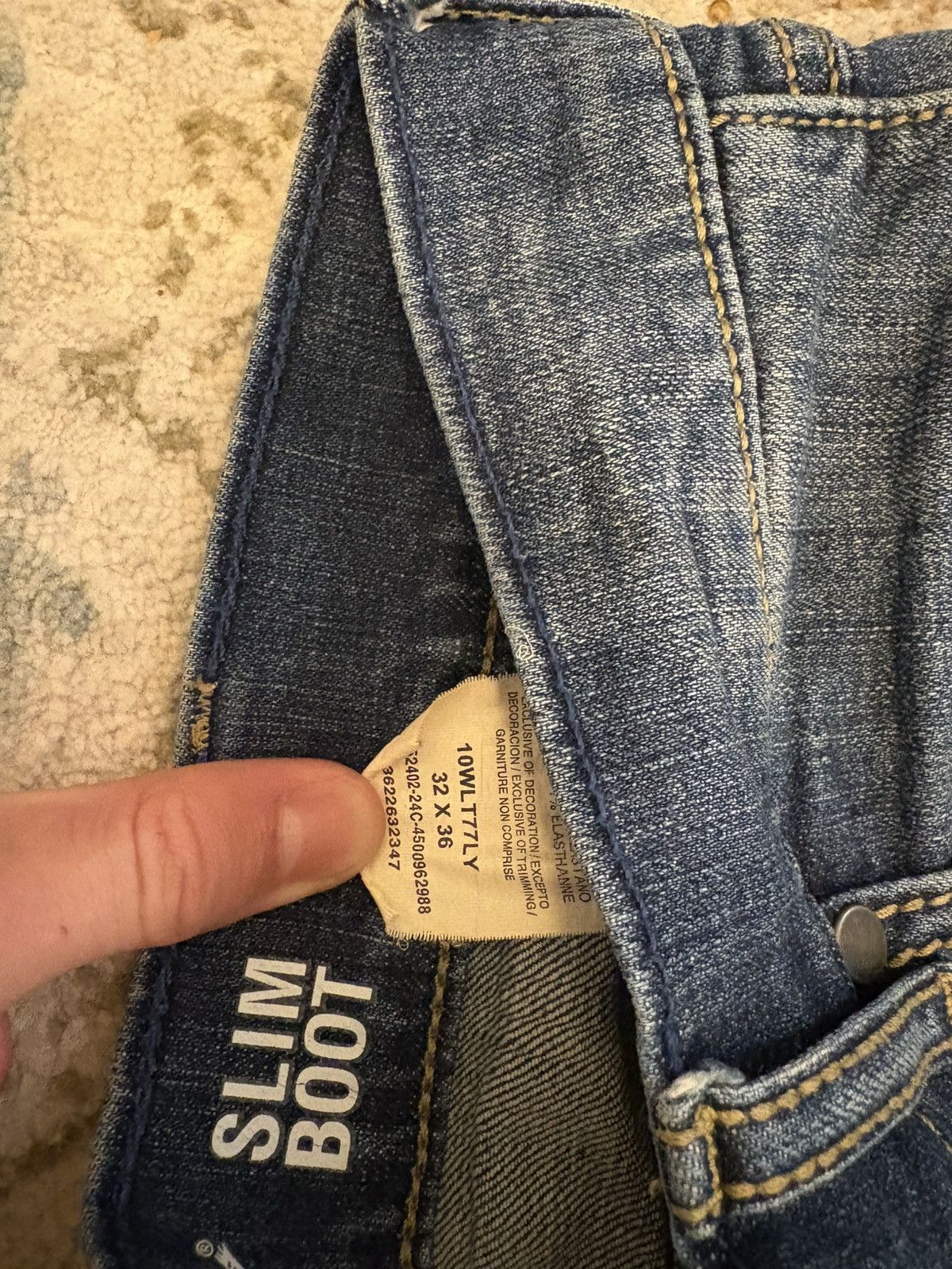 Wrangler Wrangler Slim Bootcut Jeans Size US 32 / EU 48 - 3 Thumbnail
