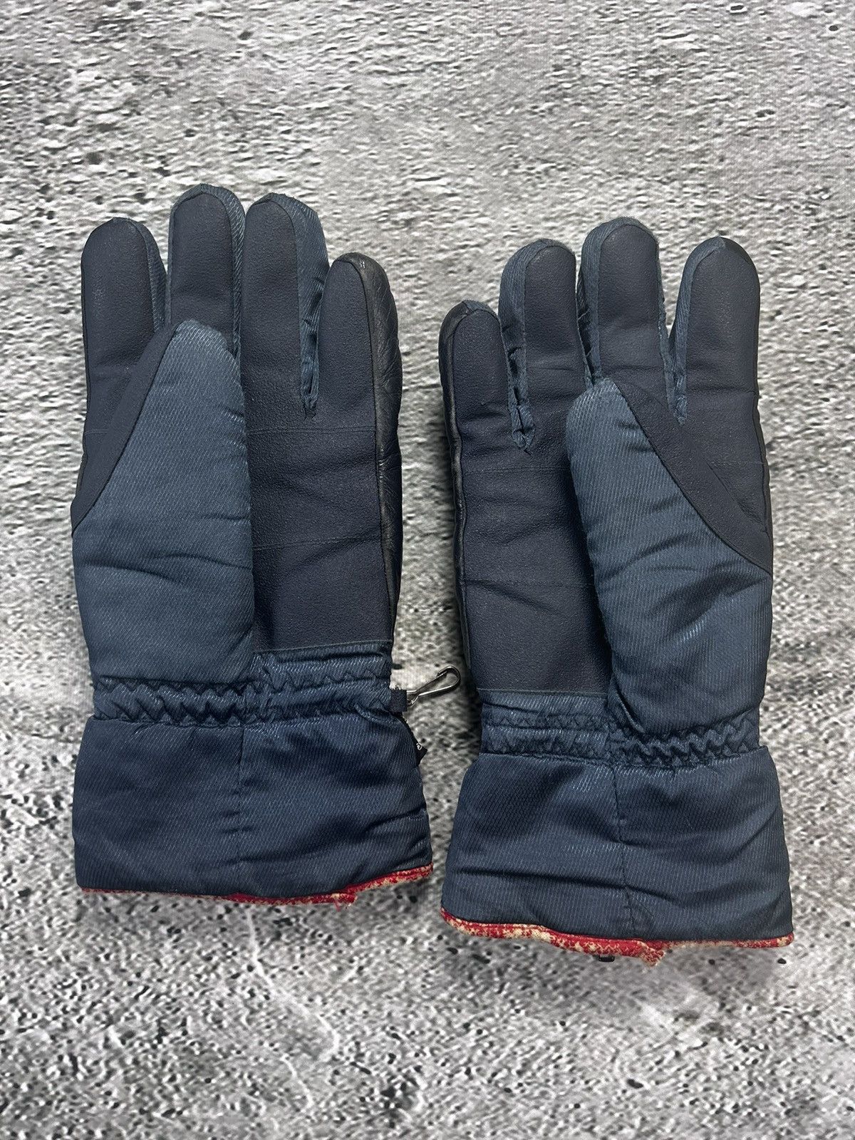 Goretex × Japanese Brand × Vintage Vintage Reusch Leather Skiing Gloves Goretex thermolite Size ONE SIZE - 5 Thumbnail