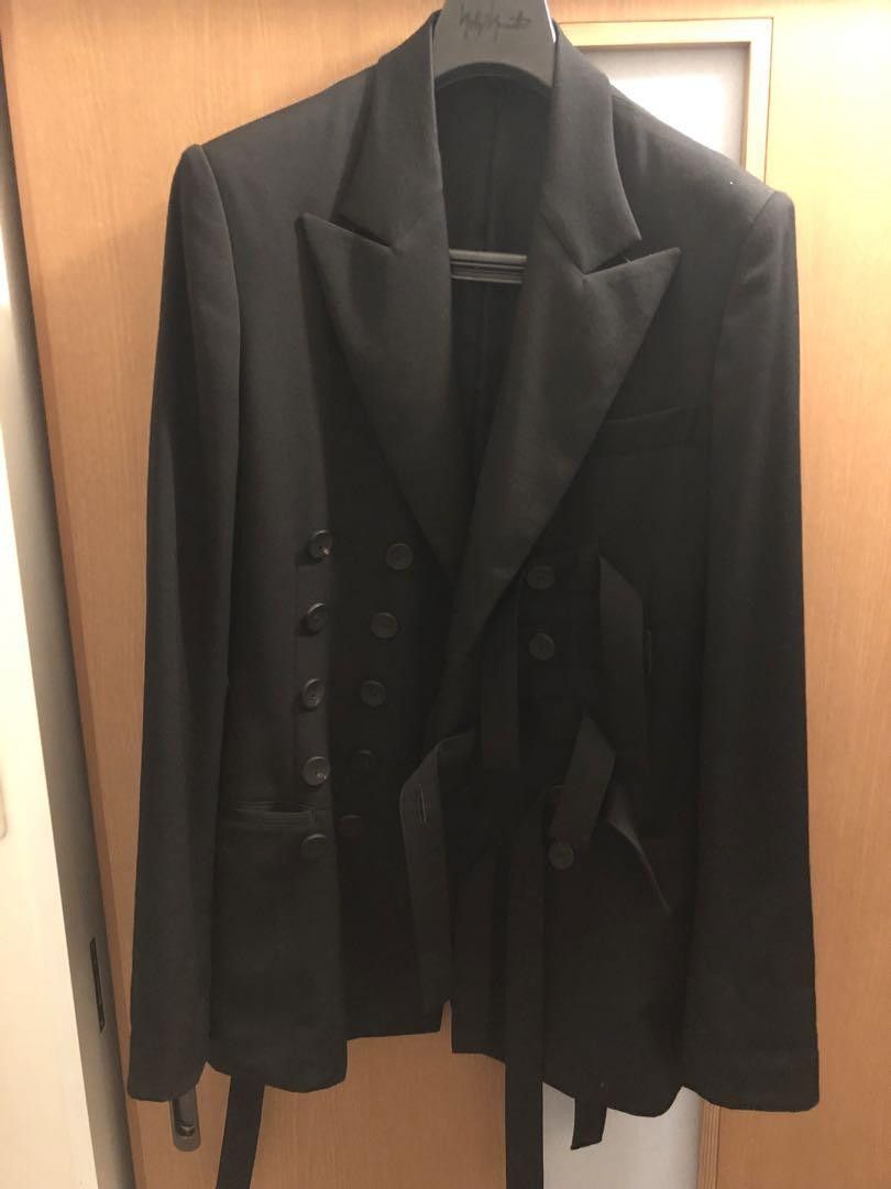 Yohji Yamamoto Yohji Yamamoto Wool Gabber Jacket Size US M / EU 48-50 / 2 - 2 Thumbnail