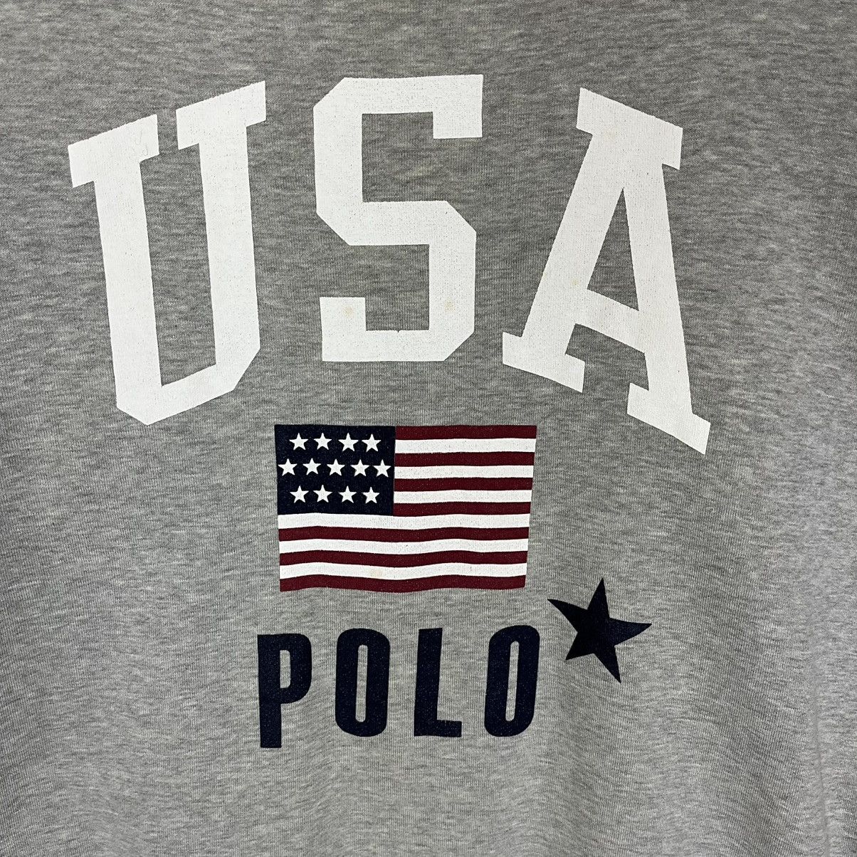Polo Ralph Lauren Vintage 90s Polo Ralph Lauren Usa Crewneck Sweatshirt Size US M / EU 48-50 / 2 - 5 Thumbnail