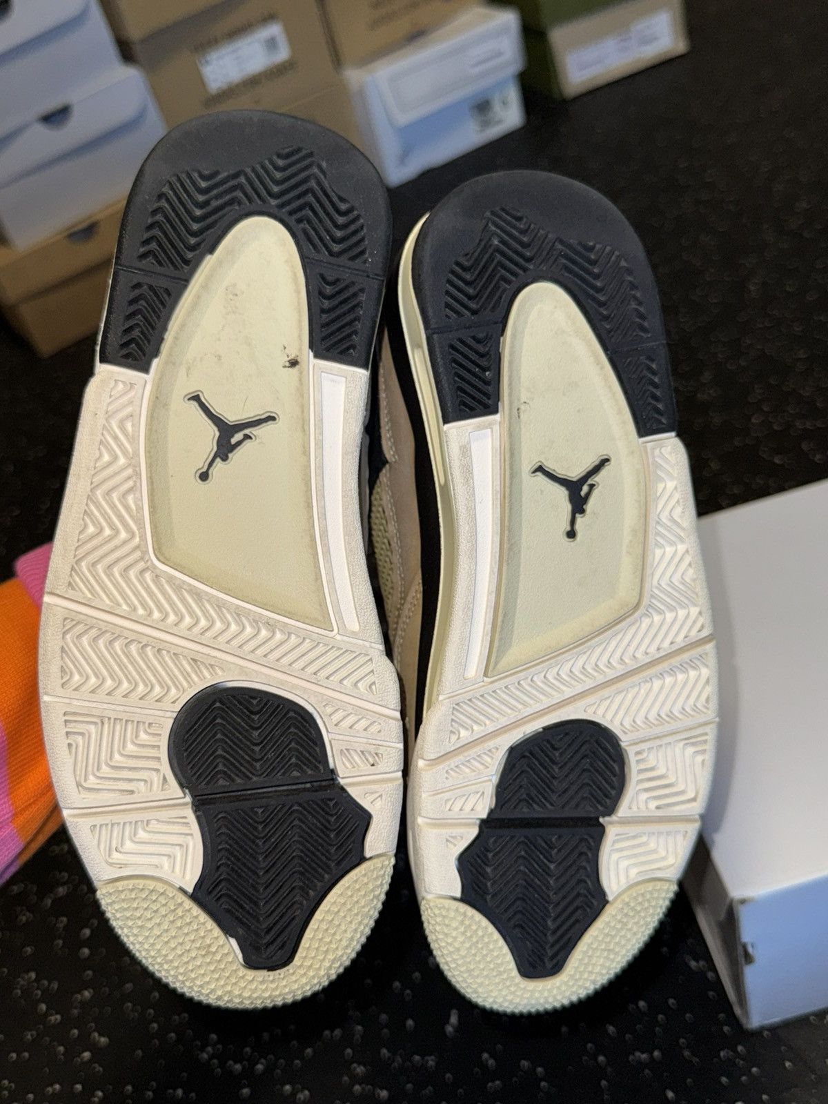 Jordan Brand × Nike Air Jordan 4 iv mushroom sz 7 women’s or 5.5Y boys Size US 7 / IT 37 - 5 Thumbnail