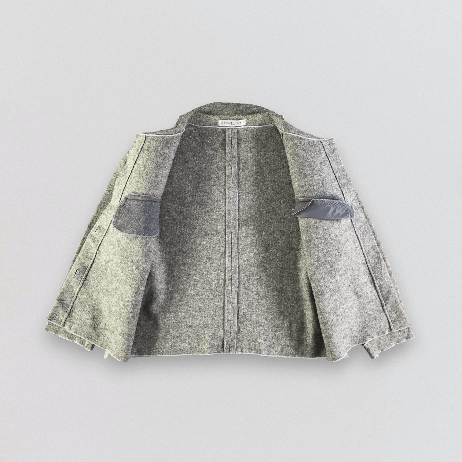 Vintage Anthnoy Yong Wool Cropped Jacket Size US S / EU 44-46 / 1 - 2 Thumbnail