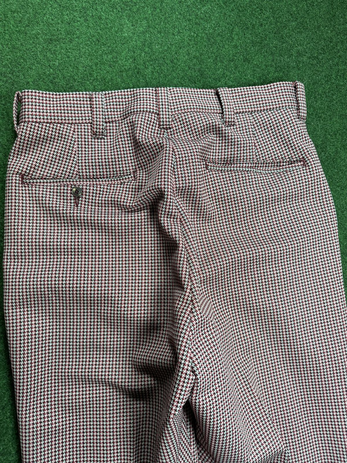 Vintage Vintage 70s Flare Bell Bottom Checkered Talon Disco Pants Size US 30 / EU 46 - 5 Thumbnail
