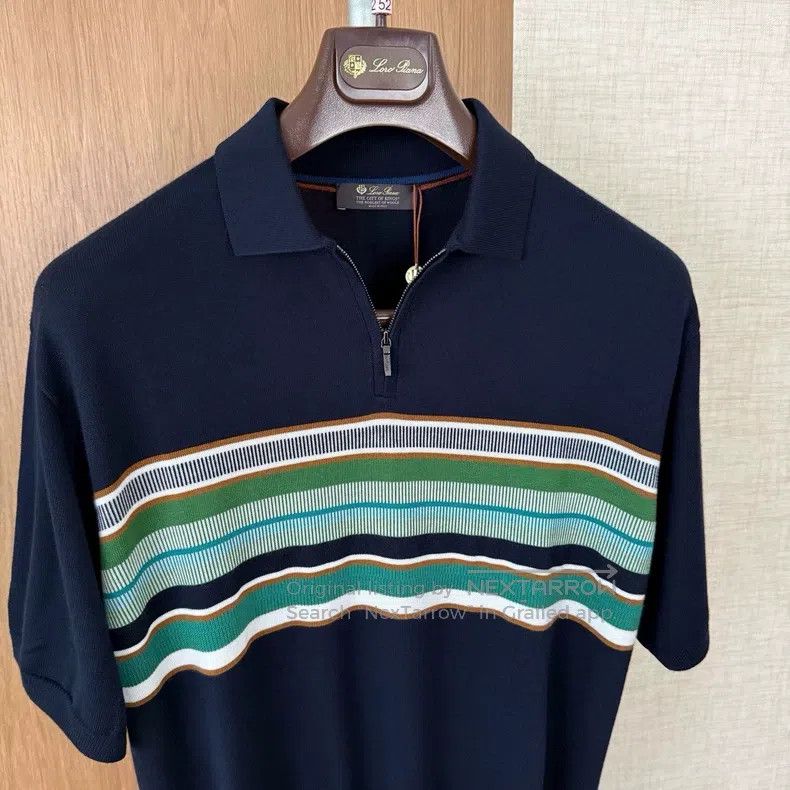 Loro Piana Loro Piana King's Gift Short Sleeve Knitted Polo Size US M / EU 48-50 / 2 - 2 Thumbnail