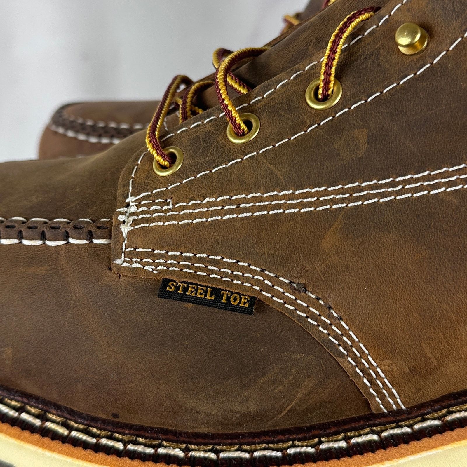 Chippewa Edge Walker 6" Lace-Up Brown Boot Size US 11.5 / EU 44-45 - 3 Thumbnail