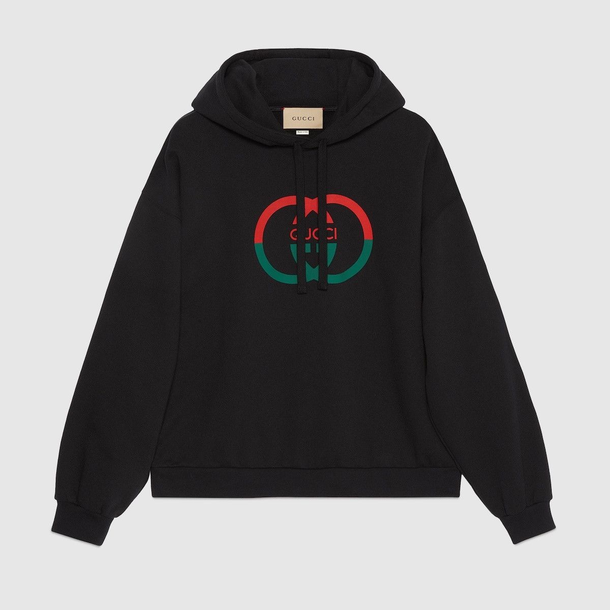 Gucci o1loc1c0925 Cotton Jersey Printed Hooded Sweatshirt in Black Size US S / EU 44-46 / 1 - 1 Thumbnail