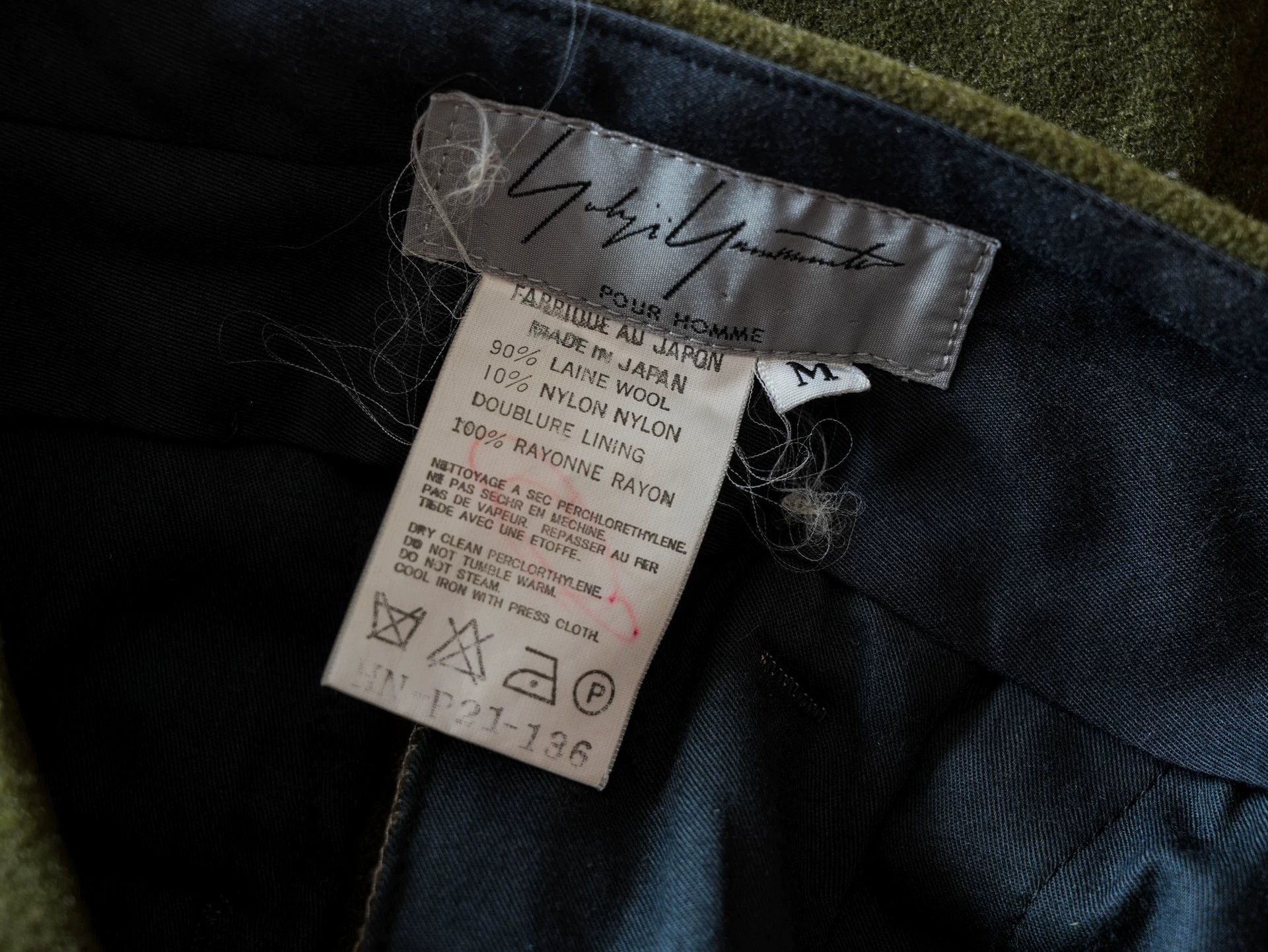 Yohji Yamamoto Yohji Yamamoto 99AW Musician Moss Green Trousers S Size US 29 - 5 Thumbnail
