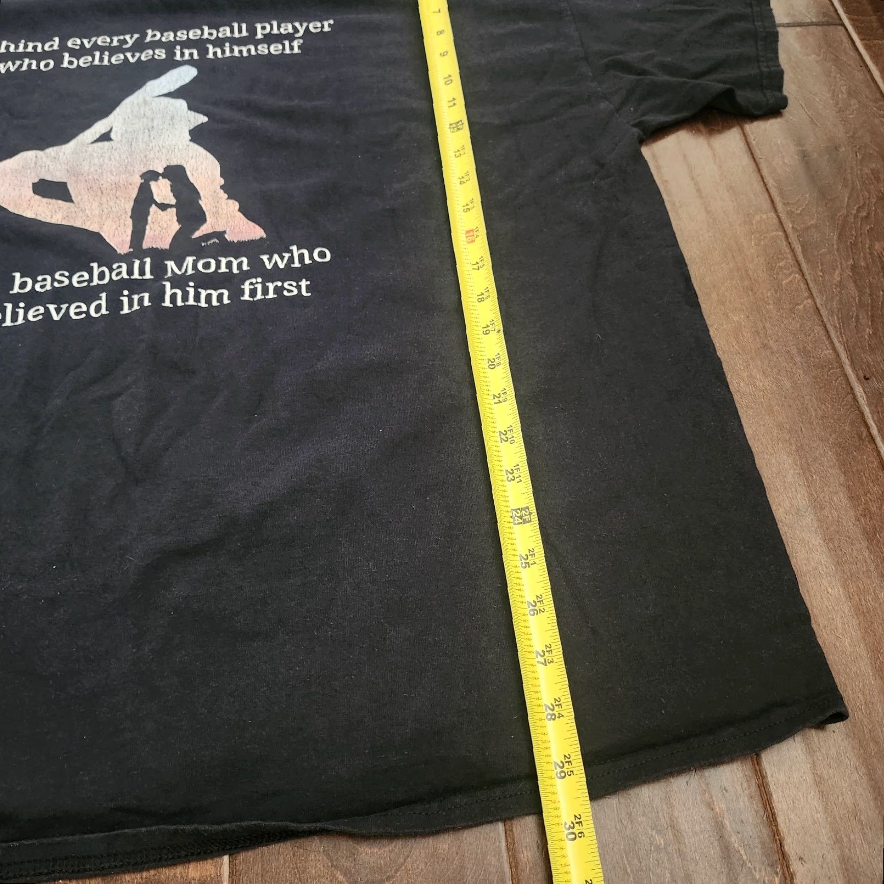 Gildan Baseball Mom Graphic T Shirt Gildan Short Sleeve 3XL Black Women? Size US XXL / EU 58 / 5 - 6 Thumbnail