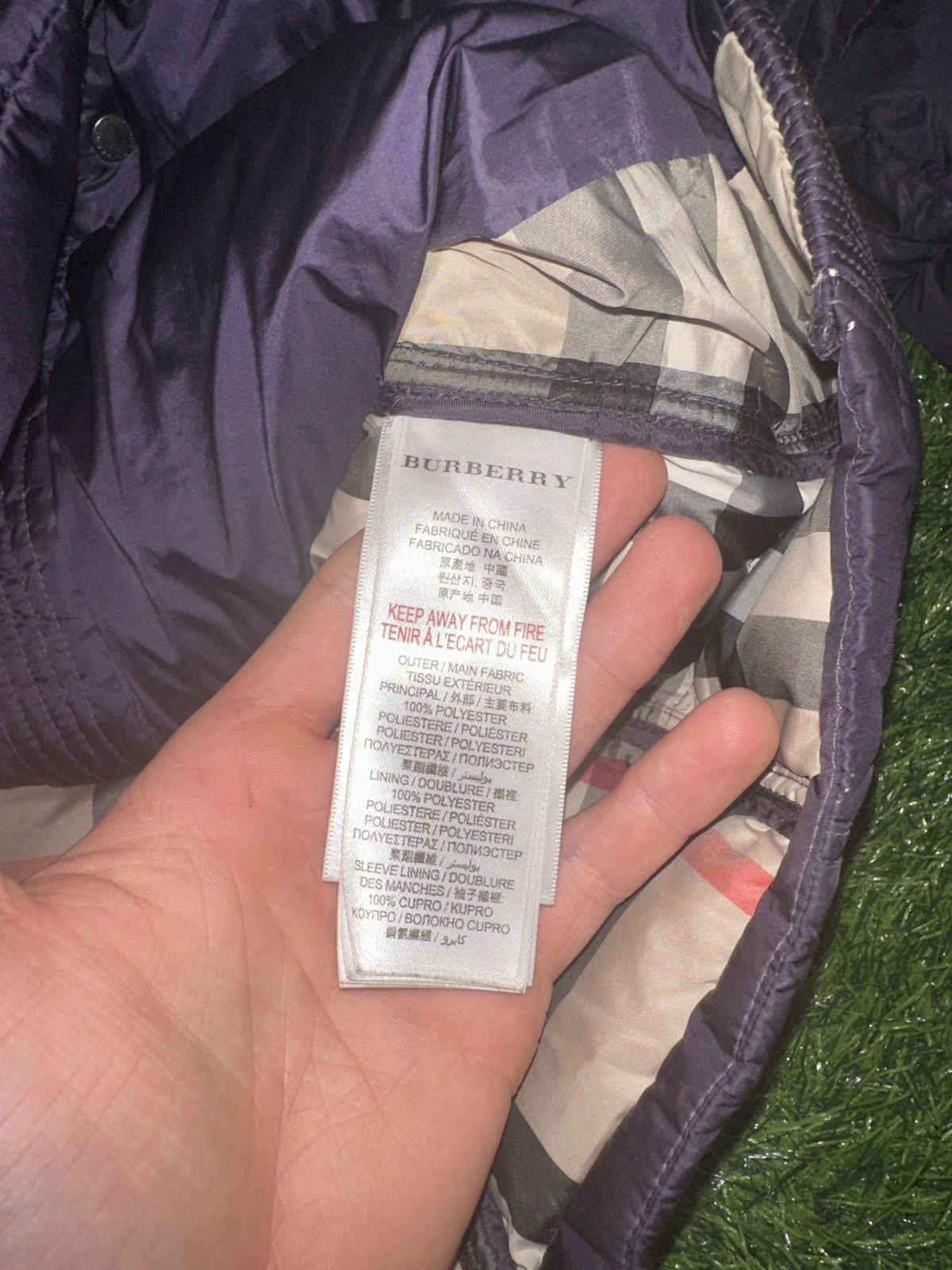 Burberry Burberry girls down jacket size 8Y Size XXS / US 00 / IT 34 - 6 Thumbnail