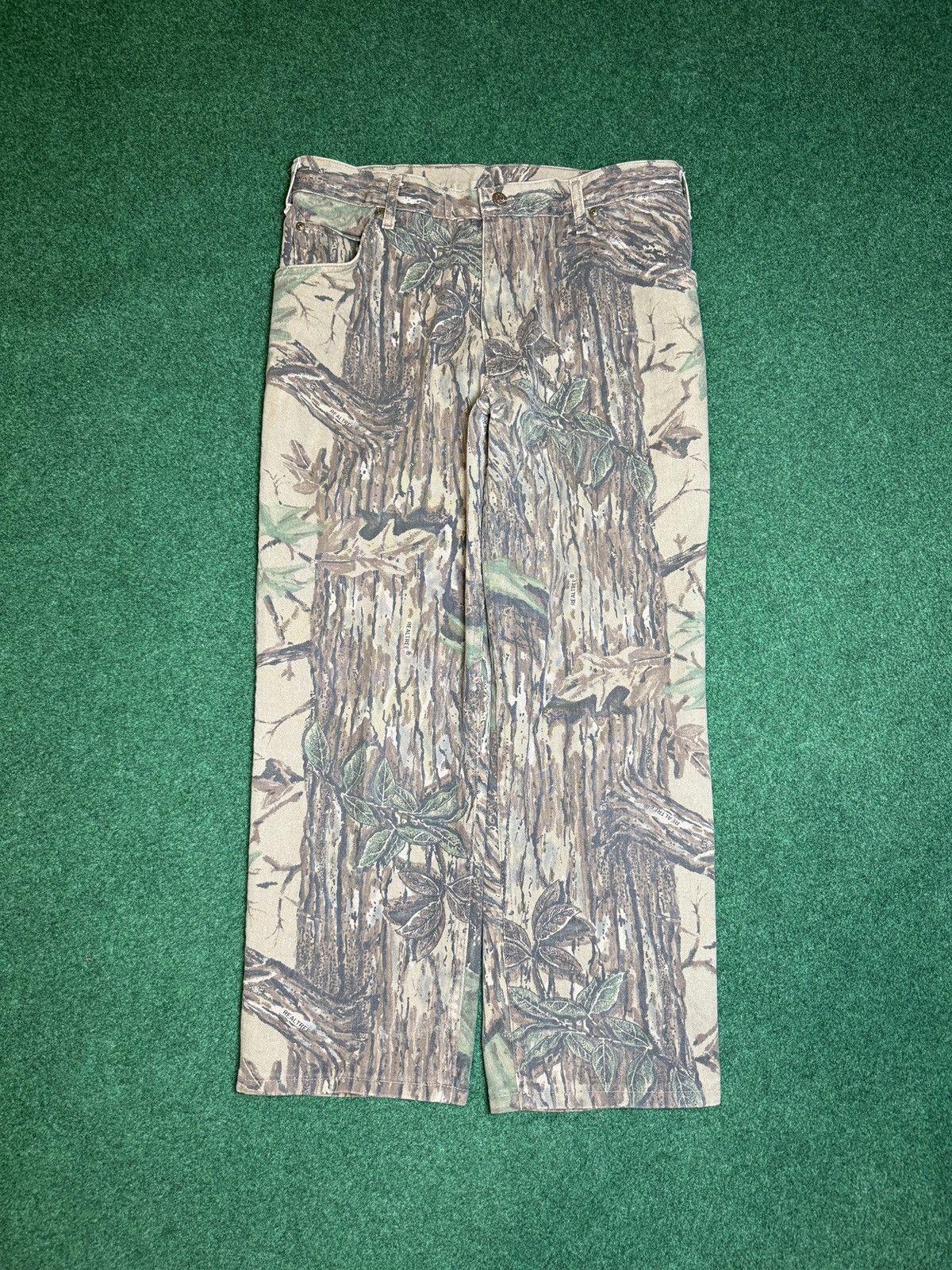 Realtree × Vintage Vintage 90s Cabela’s Realtree Camo Hip Hop Hunting Pants Size US 36 / EU 52 - 1 Thumbnail