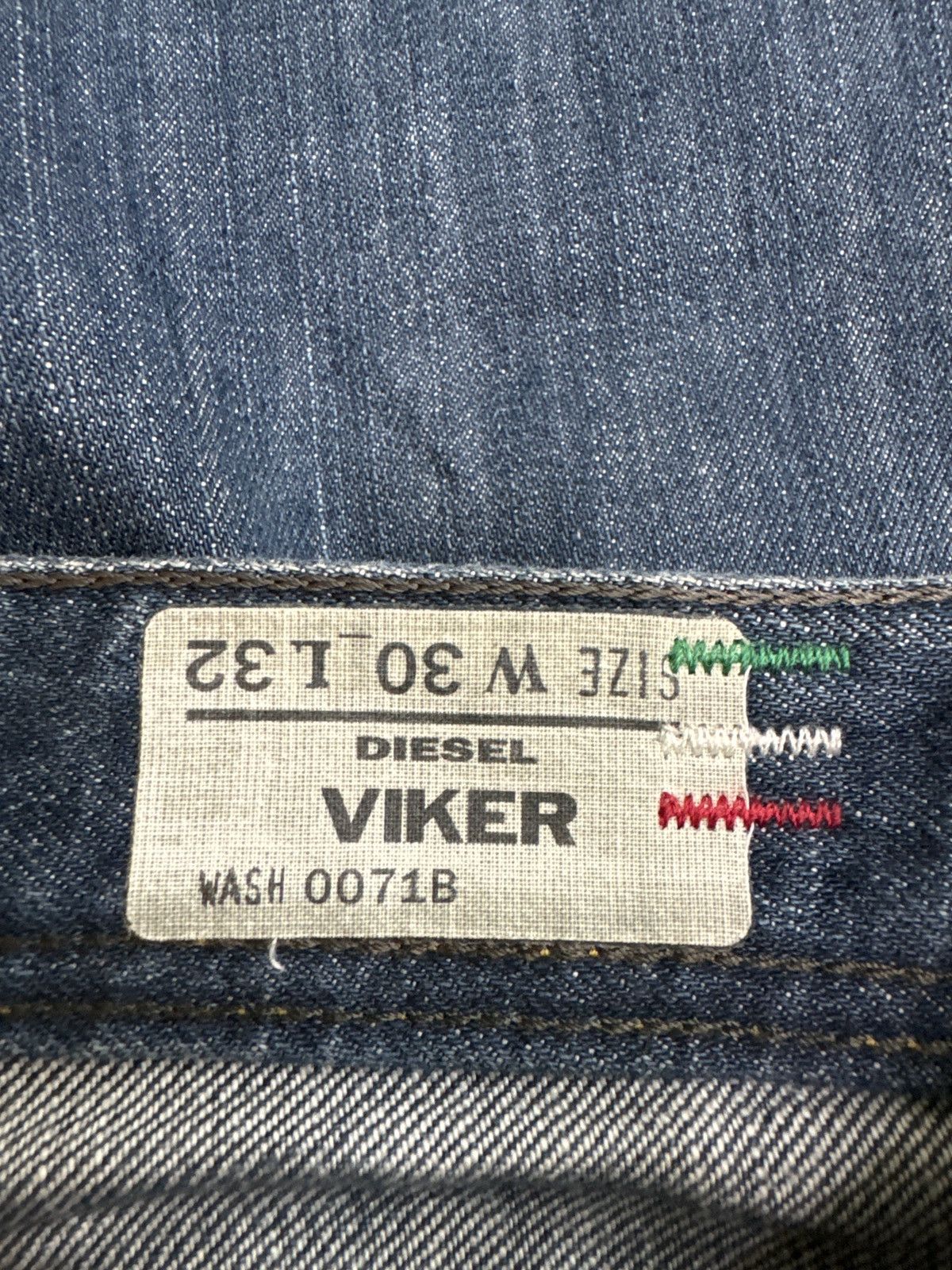 Diesel × Hysteric Glamour × Japanese Brand VTG DIESEL INDUSTRY DISTRESSED MOD VIKER MUD WASH DENIM Size US 31 - 16 Thumbnail