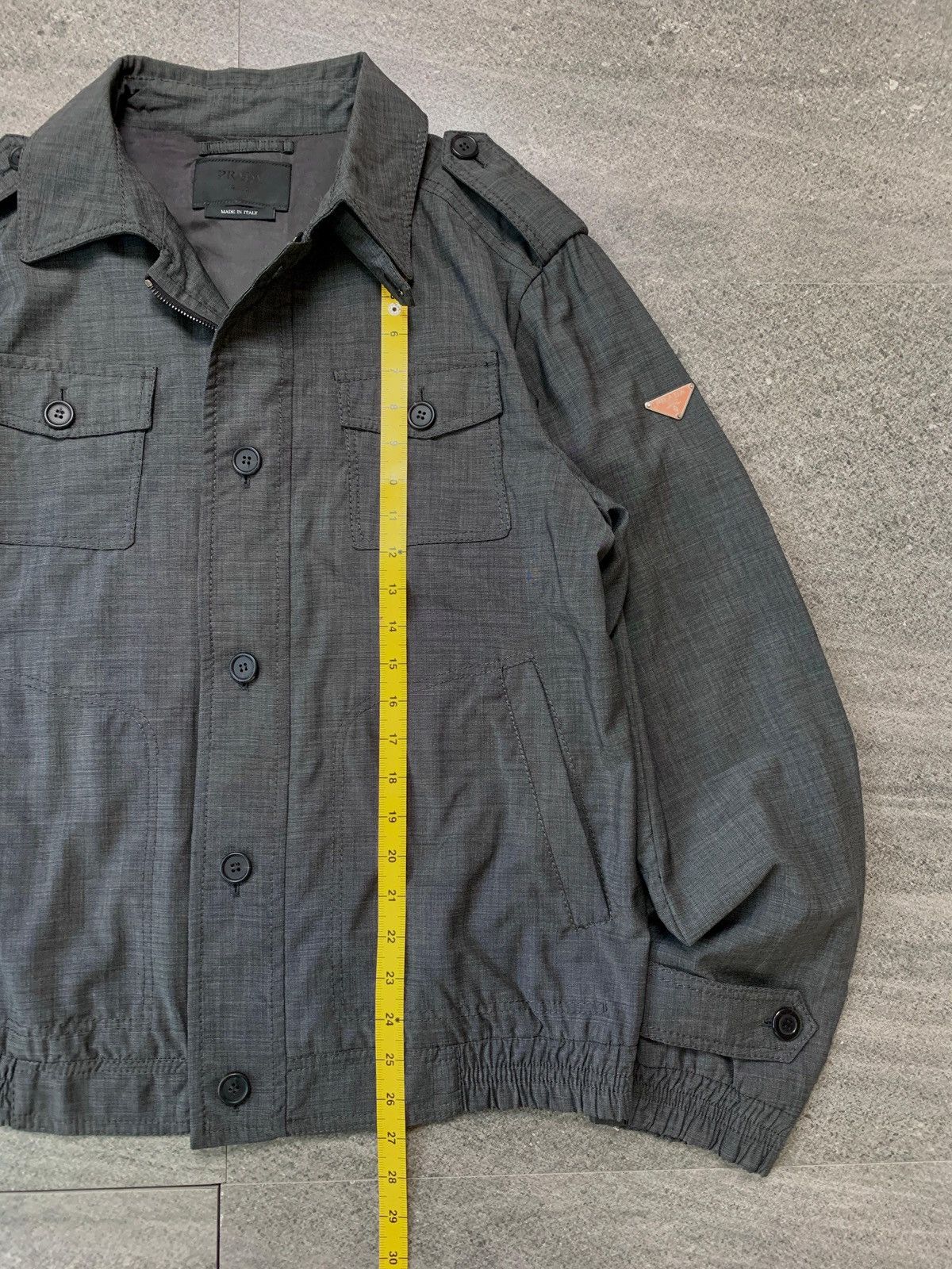 Prada FREE TAX! 2008 Military Wool Light Jacket Size US L / EU 52-54 / 3 - 14 Thumbnail