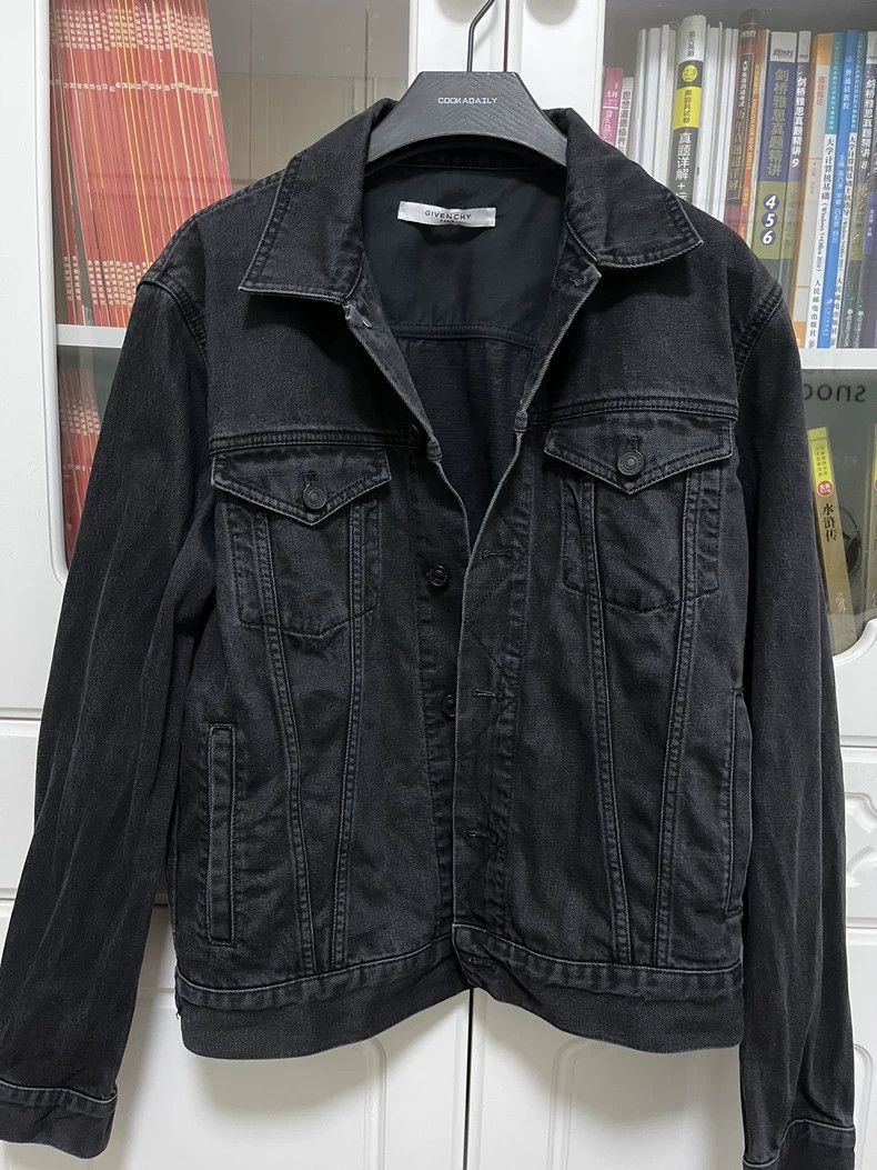 Givenchy Givenchy Black Denim Jacket M - dmc Size US M / EU 48-50 / 2 - 1 Thumbnail