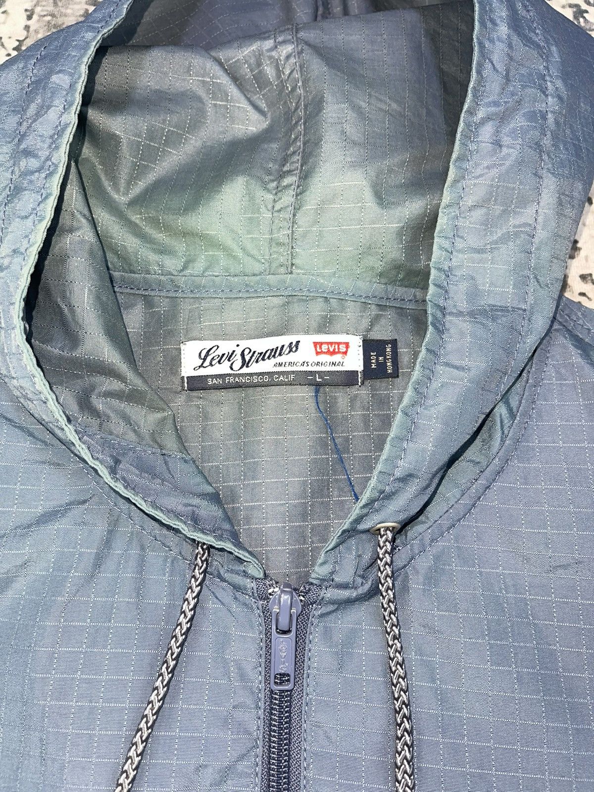 Levi's Vtg Levis Strauss Anorak Ripstop Pull Over Windbreaker Size US L / EU 52-54 / 3 - 15 Thumbnail