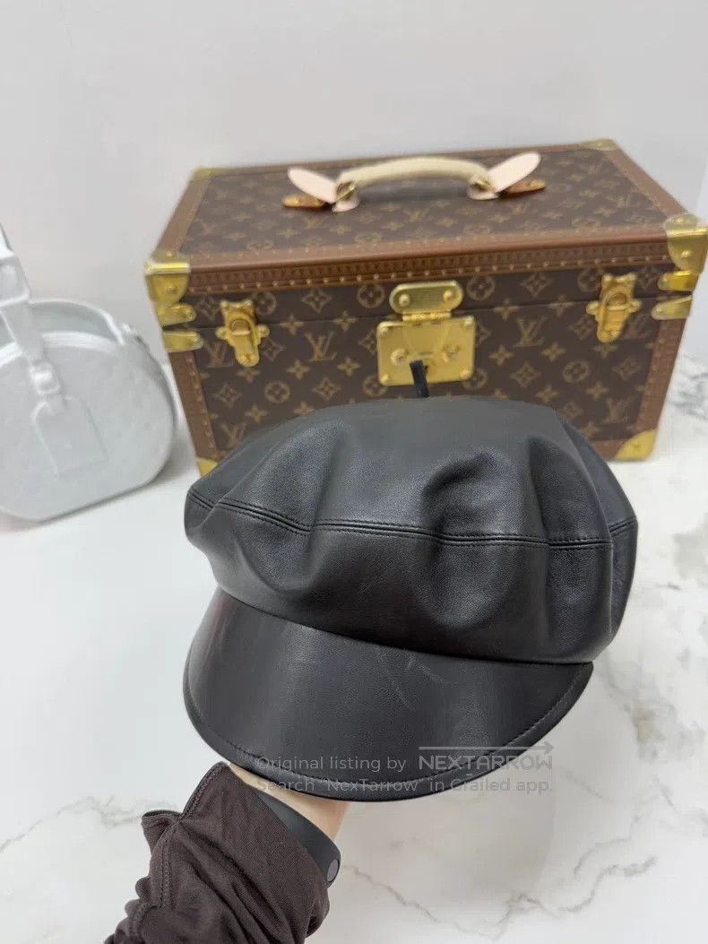 Dior Dior Size56 Full leather painter's hat Size ONE SIZE - 1 Thumbnail