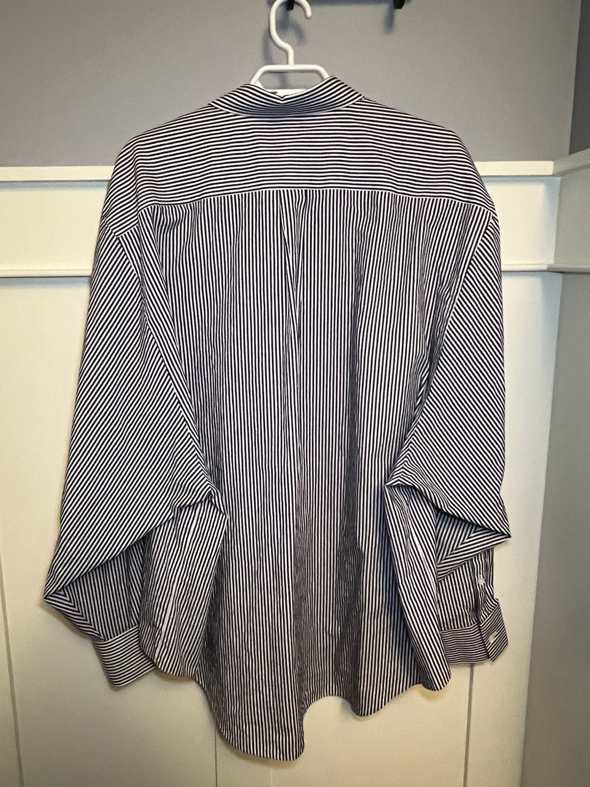 Comme des Garcons SHIRT × Vetements SS2017 Vetements x Comme Des Garçons Shirt Striped Button up Size US XL / EU 56 / 4 - 2 Thumbnail