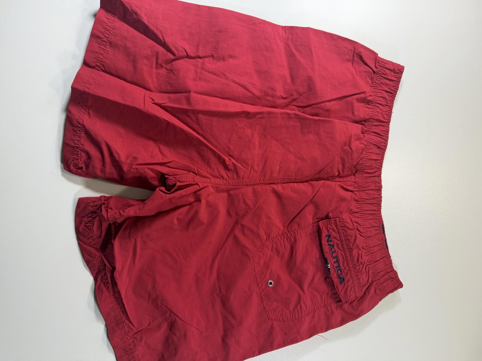 Nautica Nautica Red Swim Shorts with Side Stripe M Size US 34 / EU 50 - 10 Thumbnail