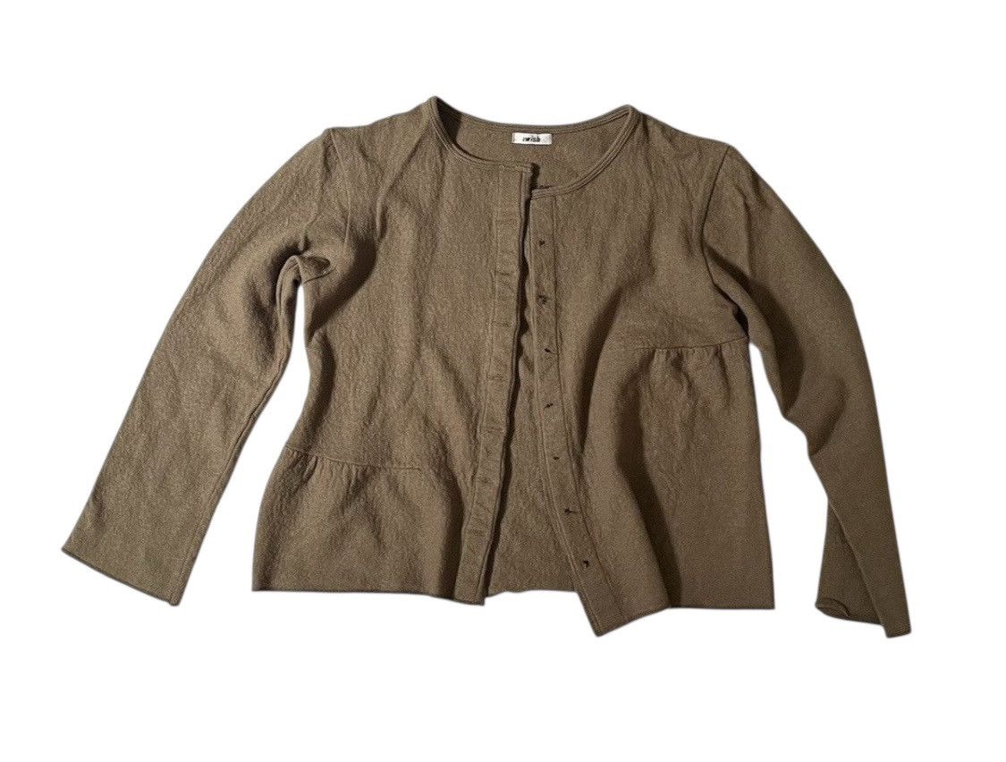 Yohji Yamamoto TAX FREE 🇺🇸 Vintage yohji yamamoto y’s i wish olive cardigan Size US S / EU 44-46 / 1 - 1 Thumbnail
